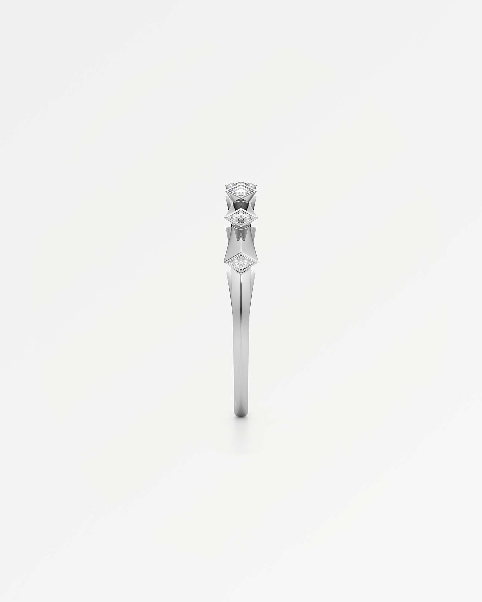 AM To Beyond Resonova Diamond Bangle, In 14K White Gold (1.61 ctw)