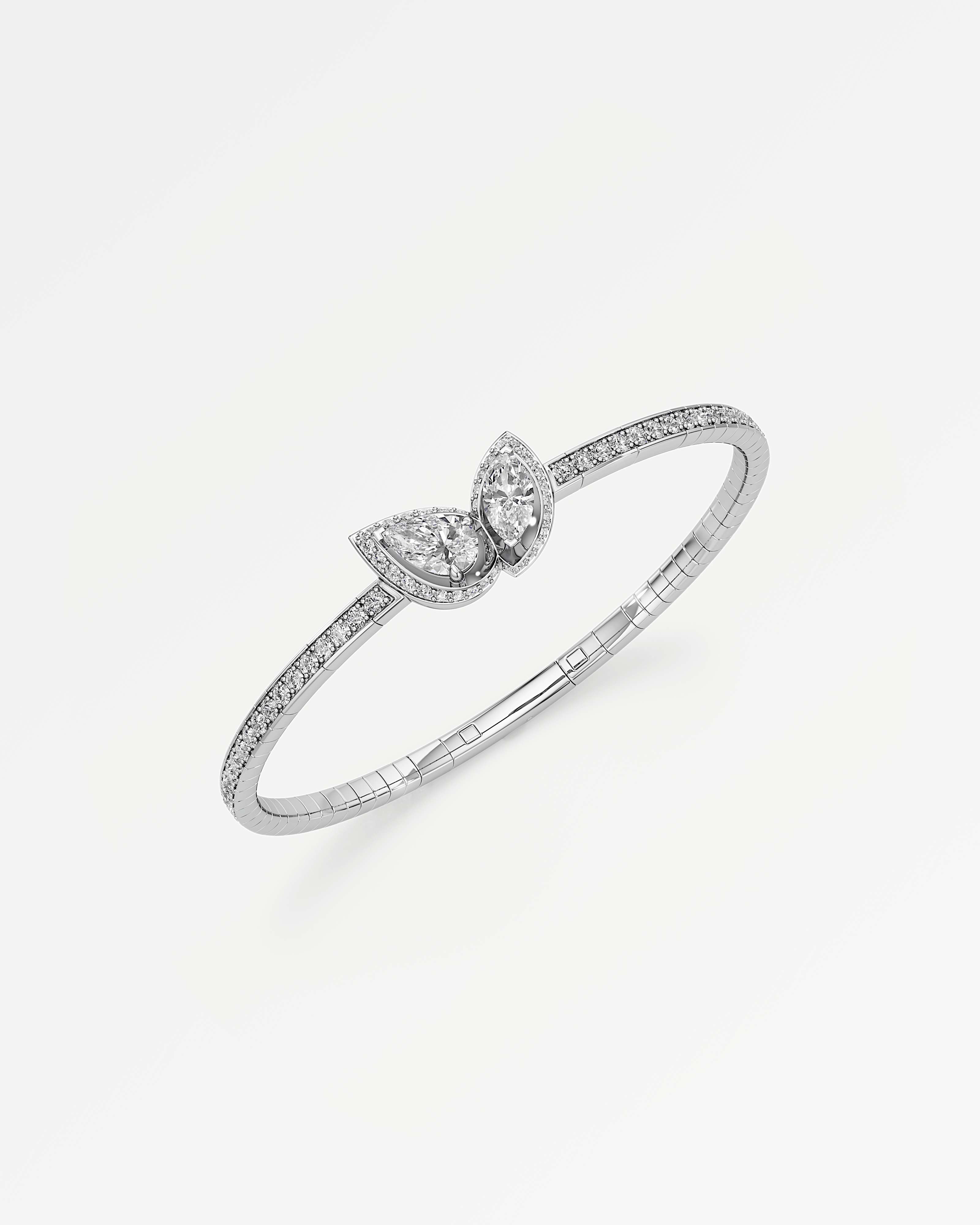HELD Miréa Diamond Bangle, In 14K White Gold (4.25 ctw)