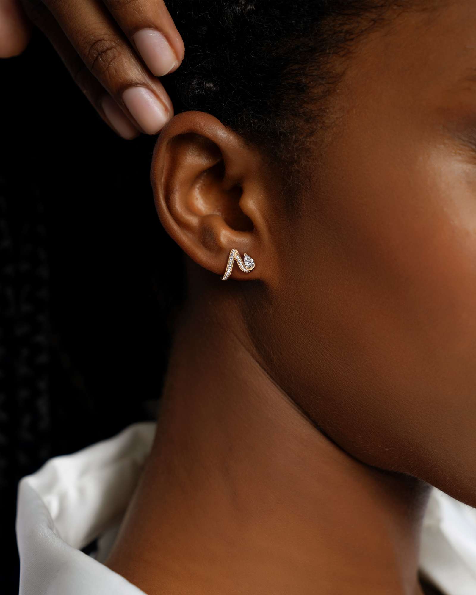 You Tendril Diamond Earrings, in 14K Yellow Gold (0.99 ctw)
