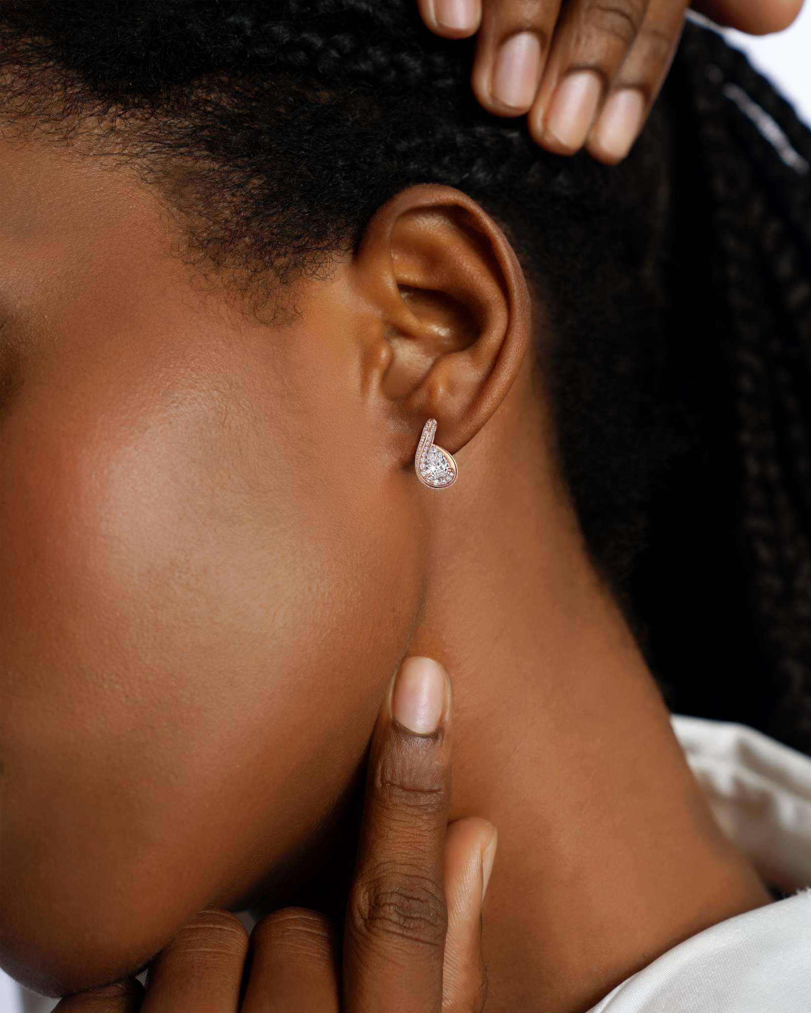 You Cascade Diamond Earrings, in 14K Rose Gold (2.17 ctw)