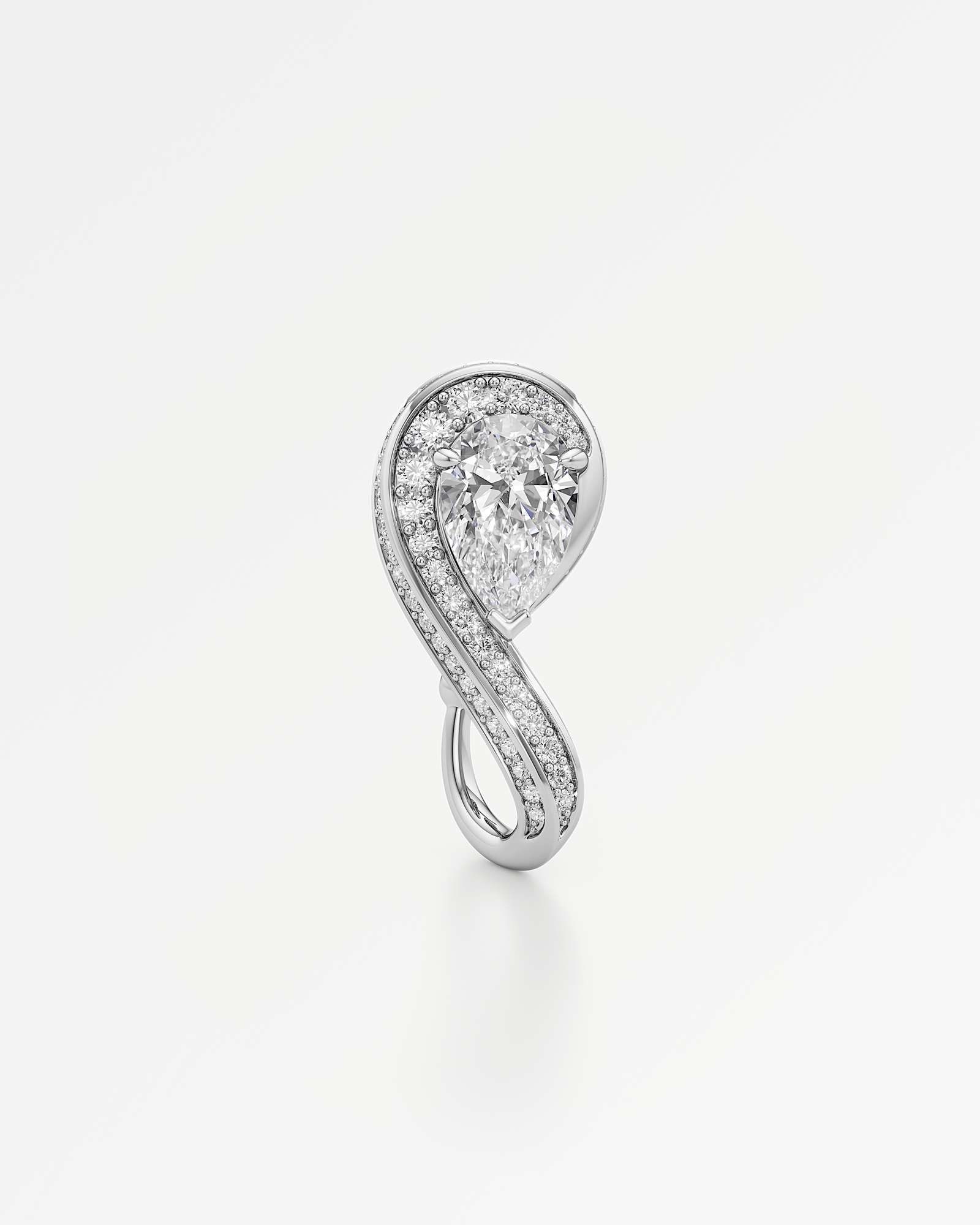 You Fluorrente Diamond Earrings, in 14K White Gold (2.79 ctw)