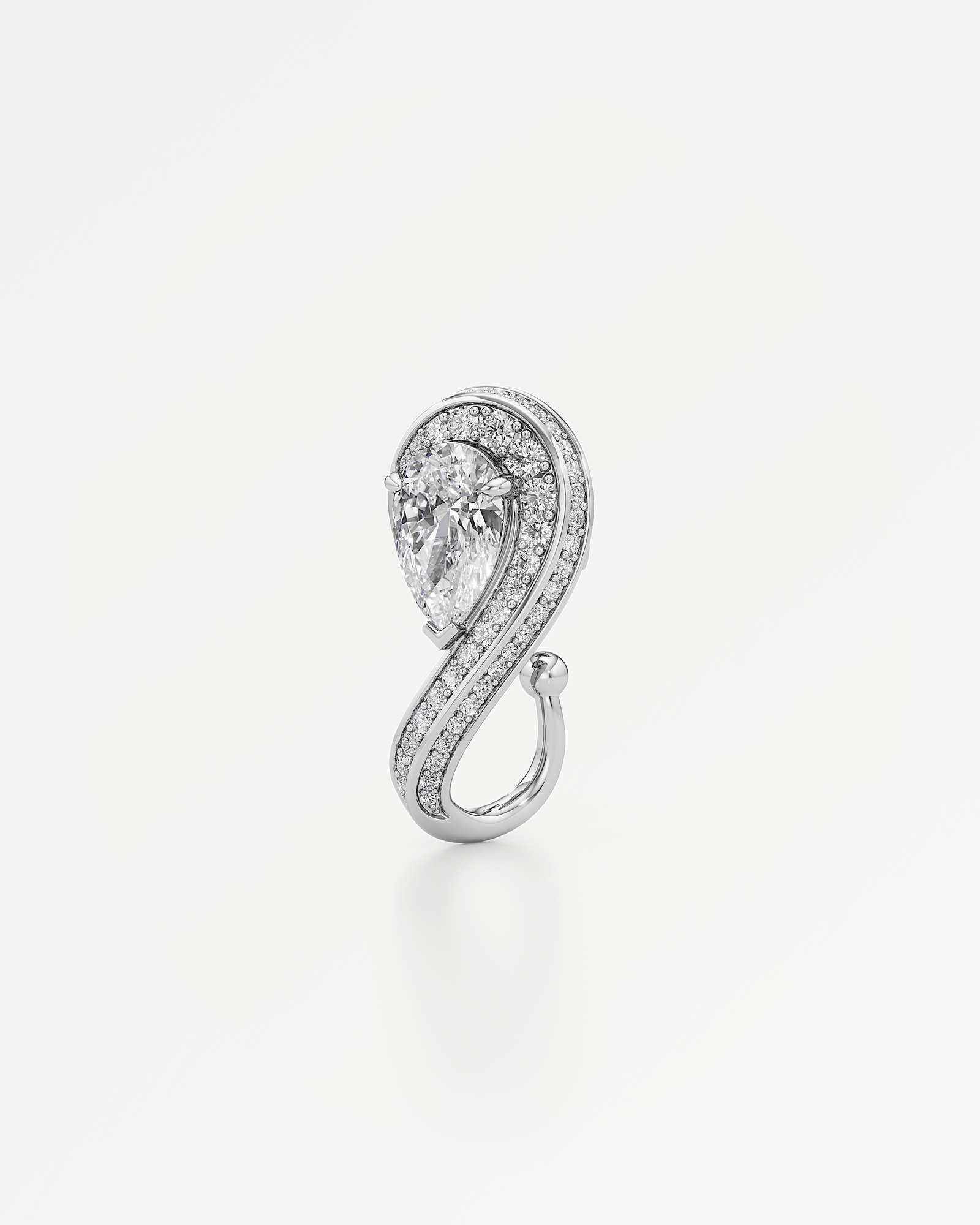 You Fluorrente Diamond Earrings, in 14K White Gold (2.79 ctw)