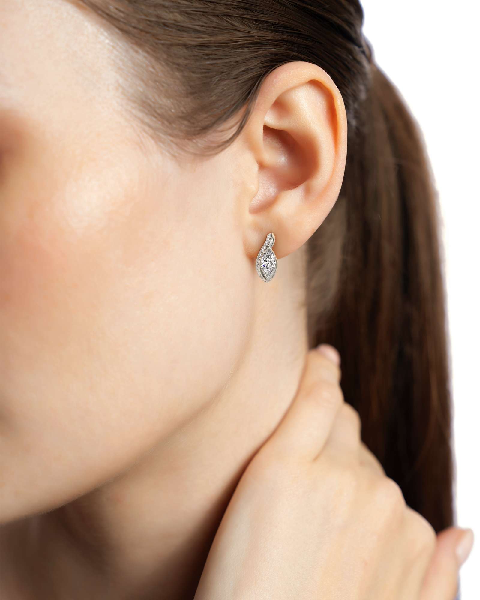 You Serenade Diamond Earrings, in 14K White Gold (1.82 ctw)