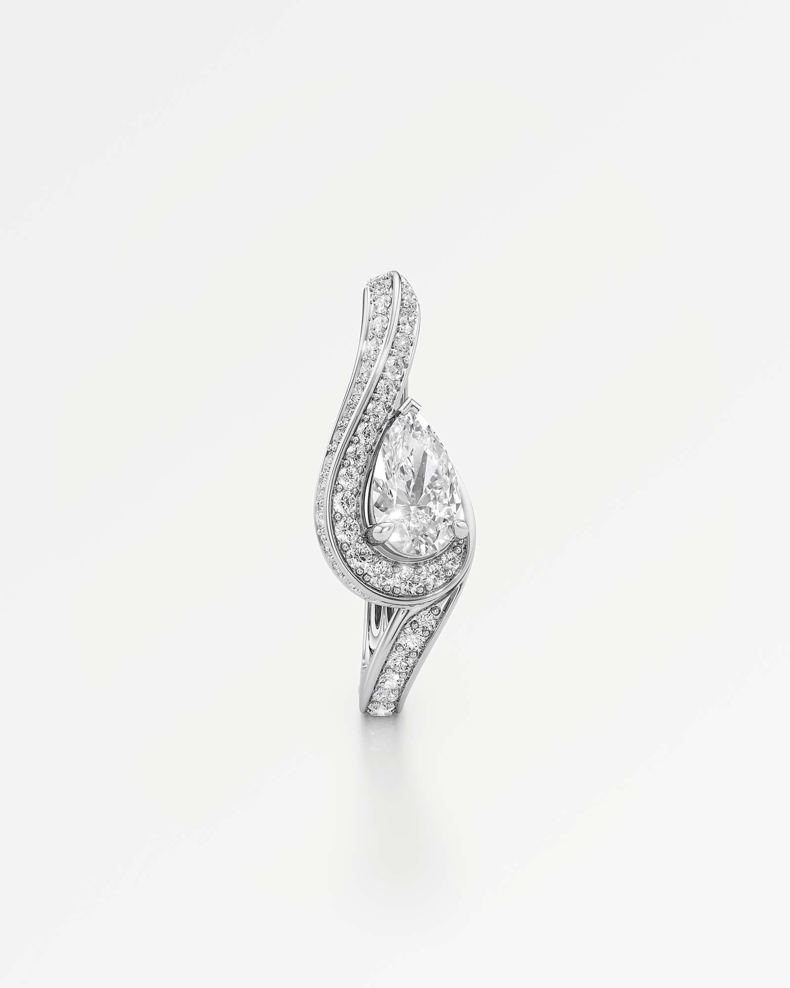 You Embrace Diamond Hoop Earrings, in 14K White Gold (2.14 ctw)