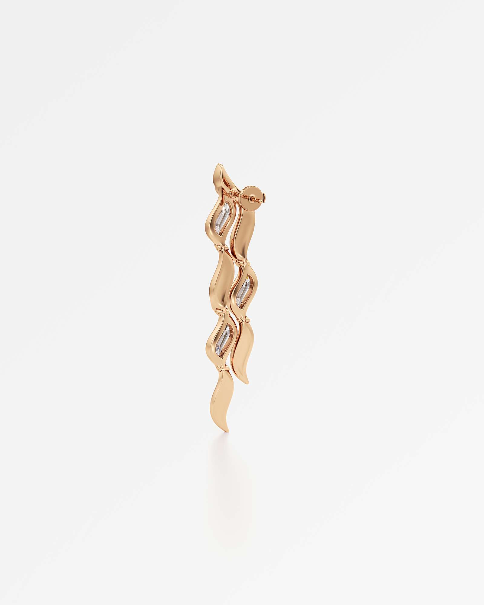 Glimmer Namie Diamond Earrings, In 14K Rose Gold (6.25 ctw)