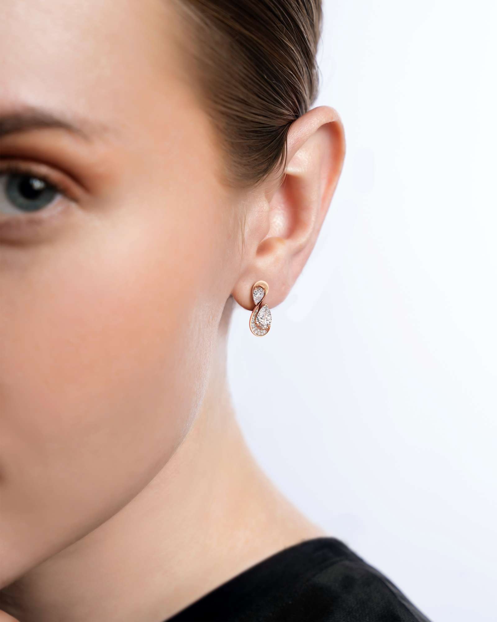 You Zephyr Diamond Earrings, in 14K Rose Gold (2.17 ctw)