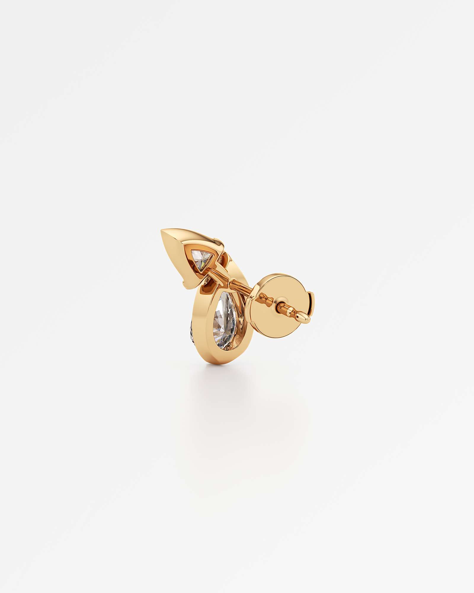 Pinnacle Levenne Diamond Stud Earrings, In 14K Yellow Gold (1.64 ctw)