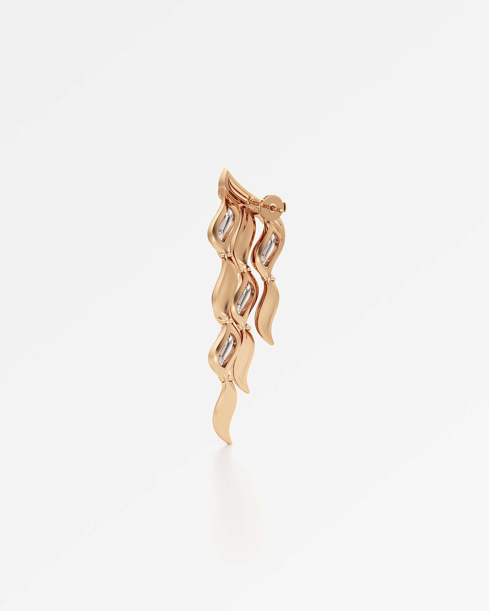 Glimmer Namiére Diamond Earrings, In 14K Rose Gold (8.53 ctw)