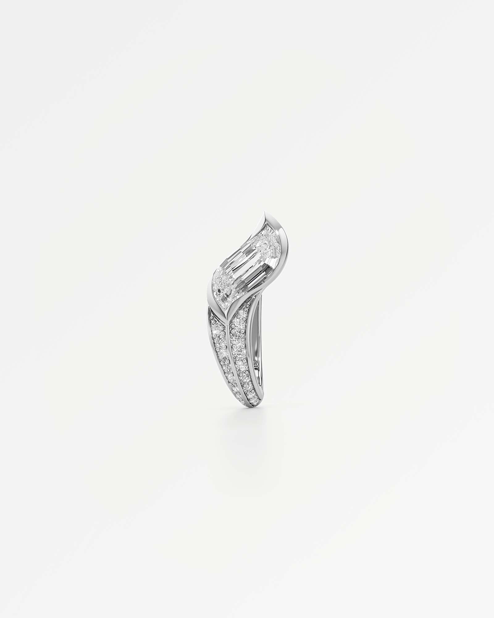 Glimmer Fria Diamond Earrings, In 14K White Gold (2.36 ctw)