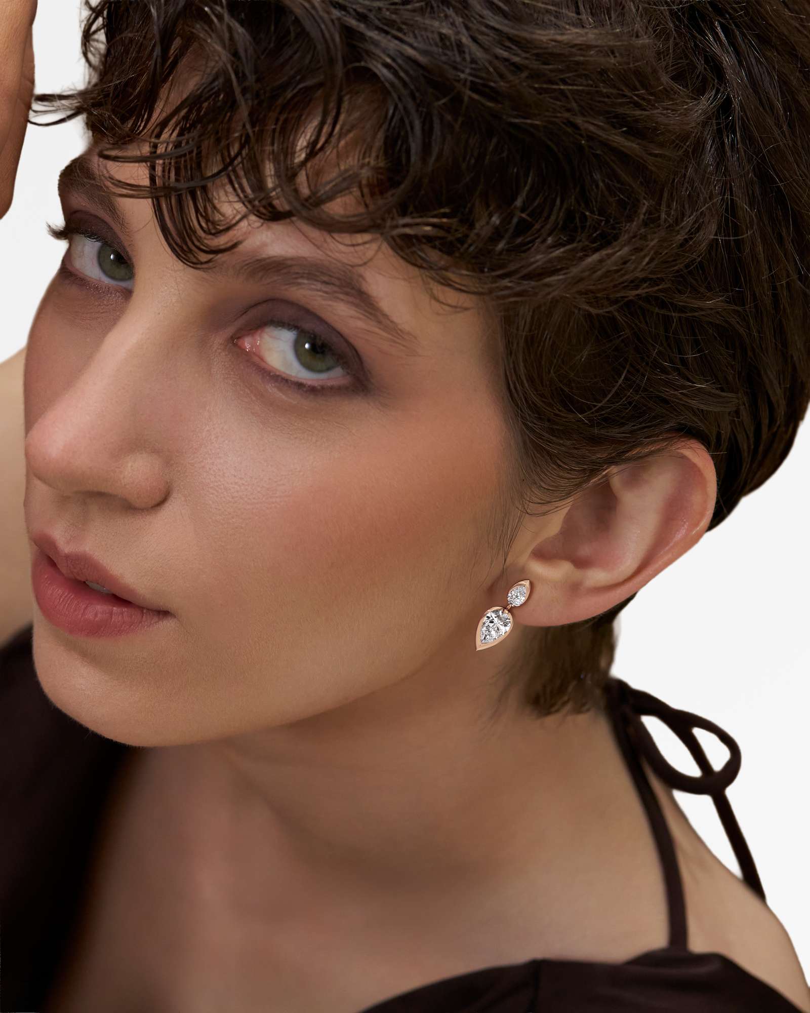 Pinnacle Altisse Diamond Earrings, In 14K Rose Gold (3.16 ctw)