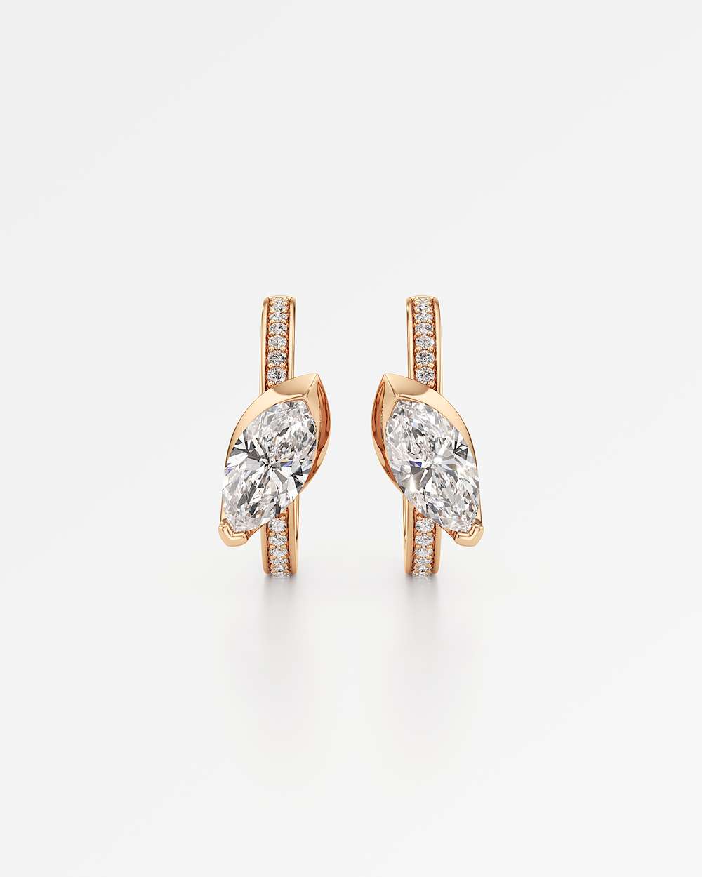 Ridalyn Diamond Hoop Earrings