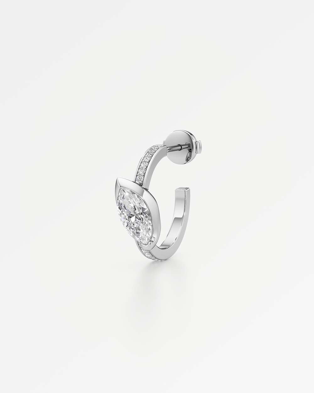 Ridalyn Diamond Hoop Earrings