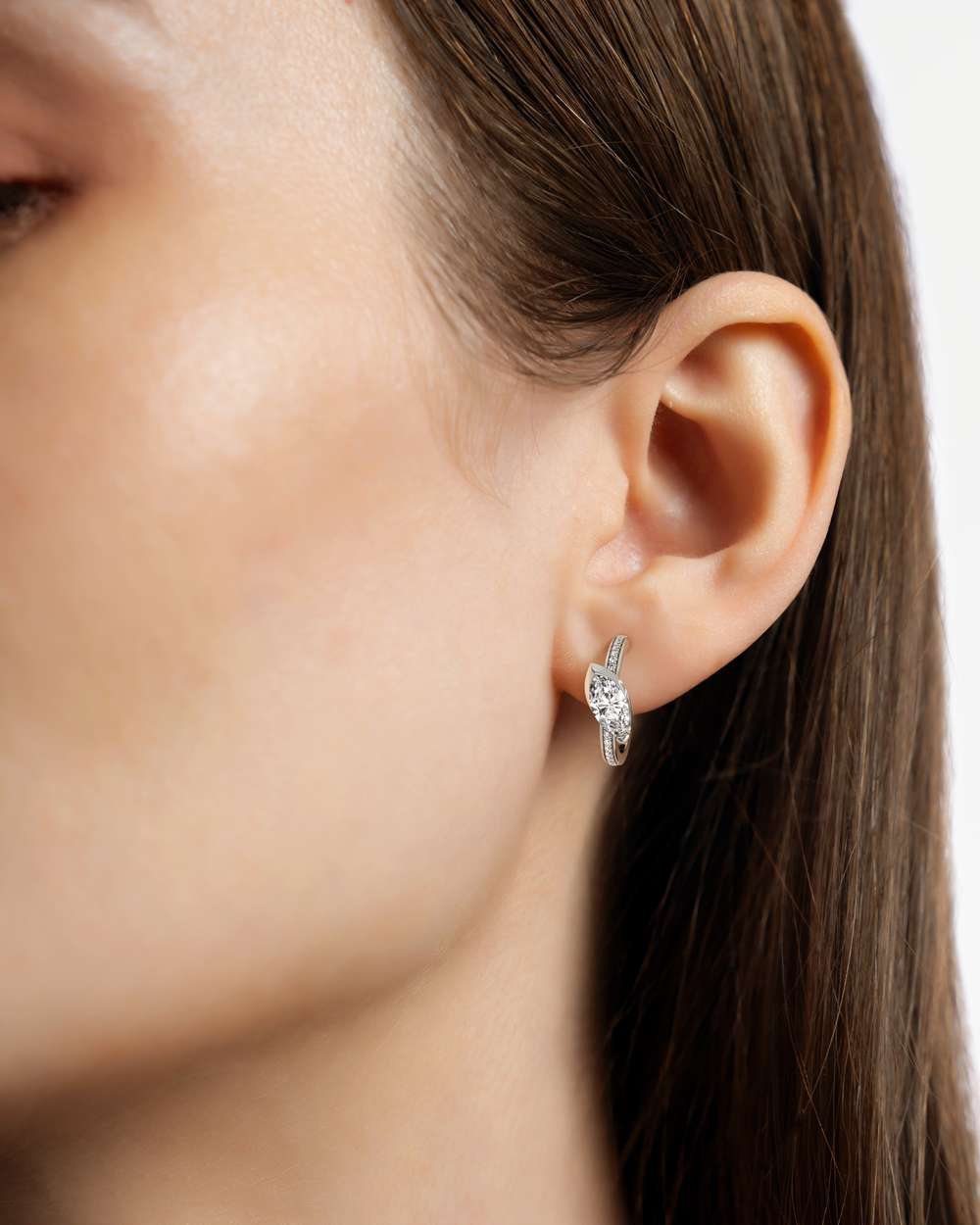 Ridalyn Diamond Hoop Earrings