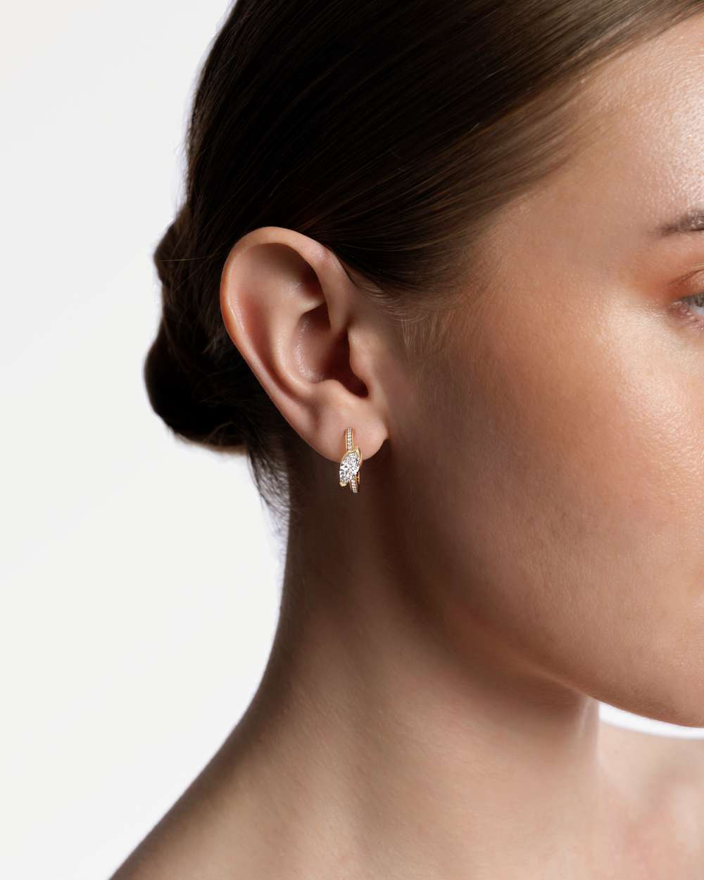 Ridalyn Diamond Hoop Earrings