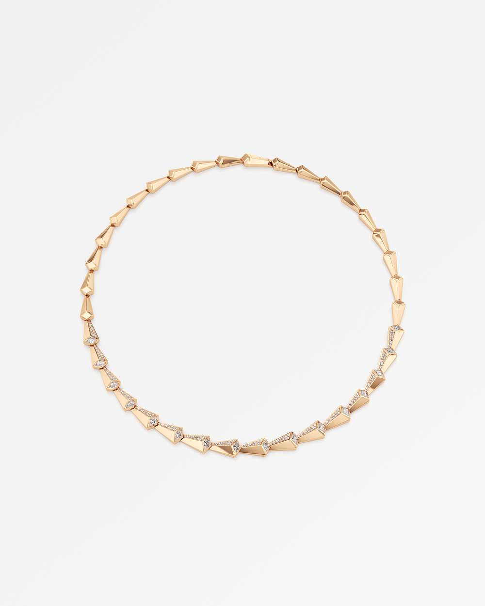 AM TO BEYOND Continuum Pavé Diamond Necklace