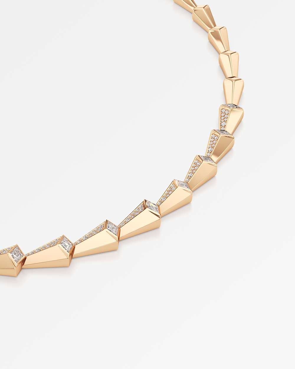 AM TO BEYOND Continuum Pavé Diamond Necklace