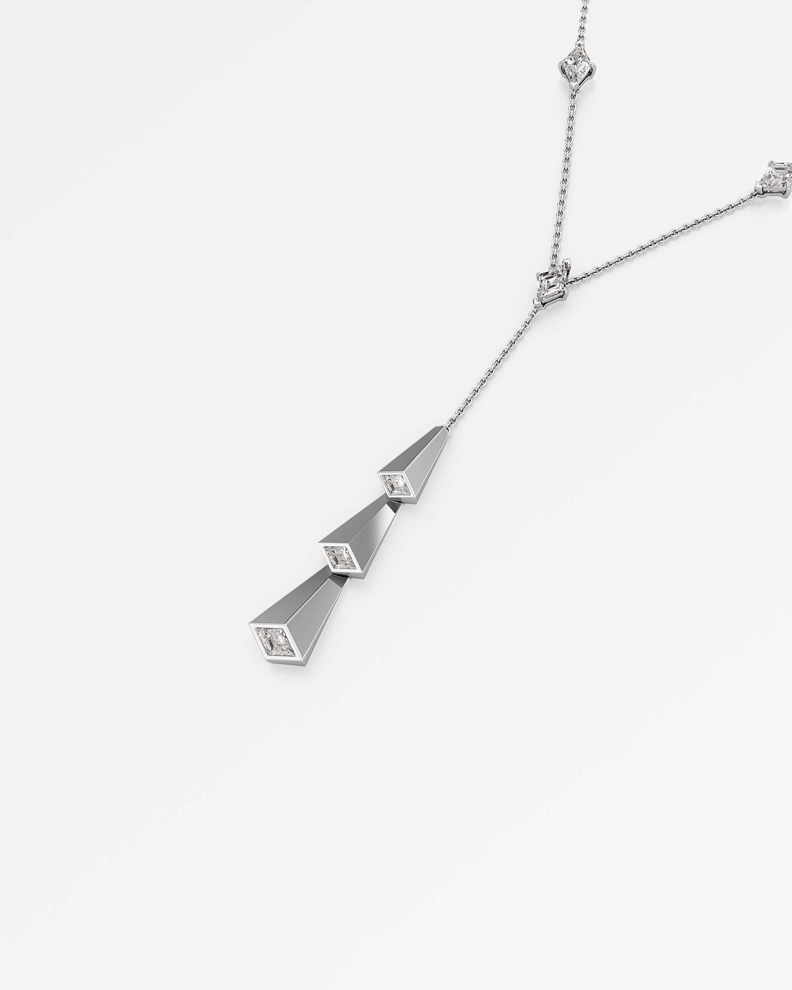 AM To Beyond Trelora Diamond Necklace, in 14K White Gold (1.91 ctw)