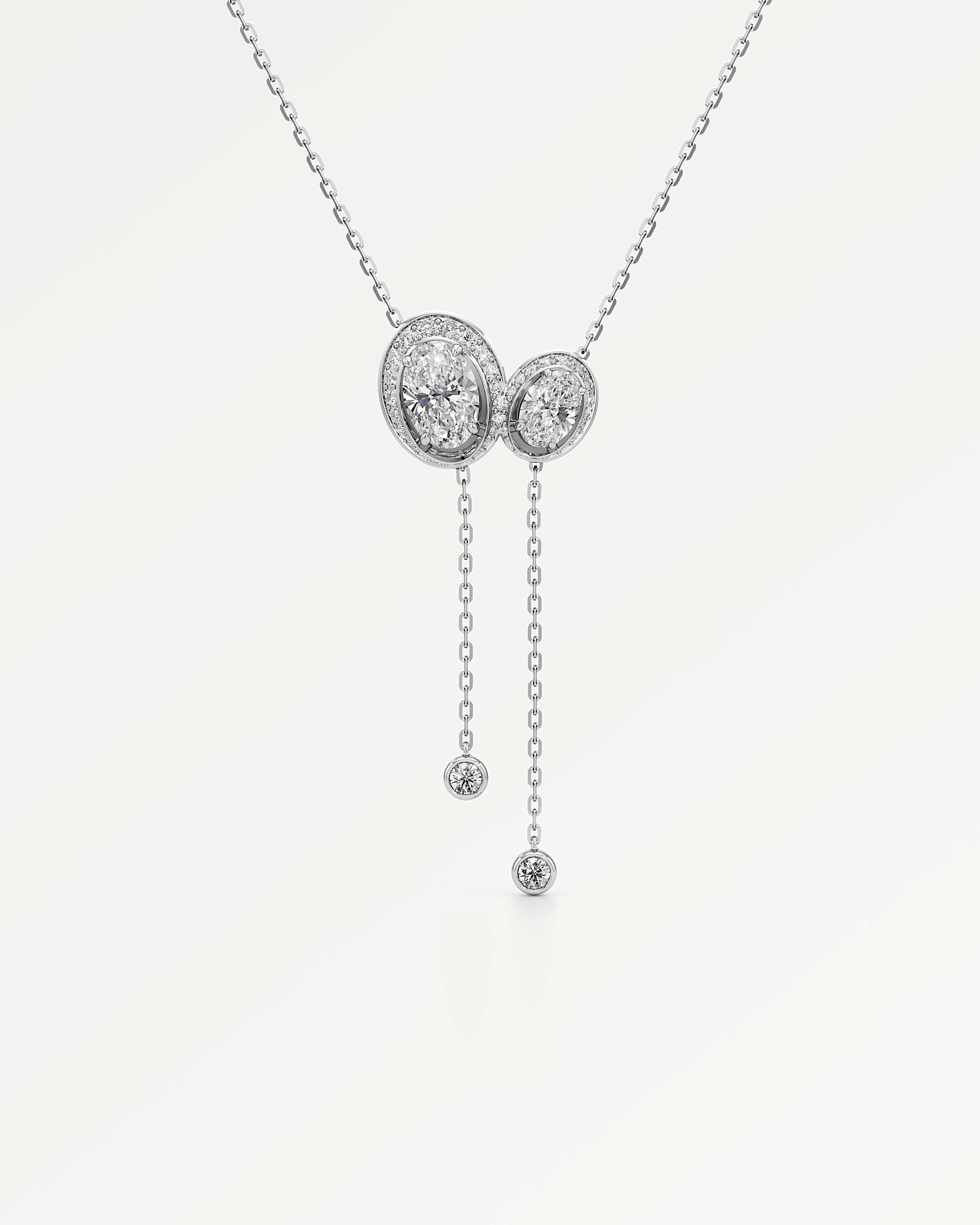 HELD Solune Diamond Necklace, In 14K White Gold (2.03 ctw)