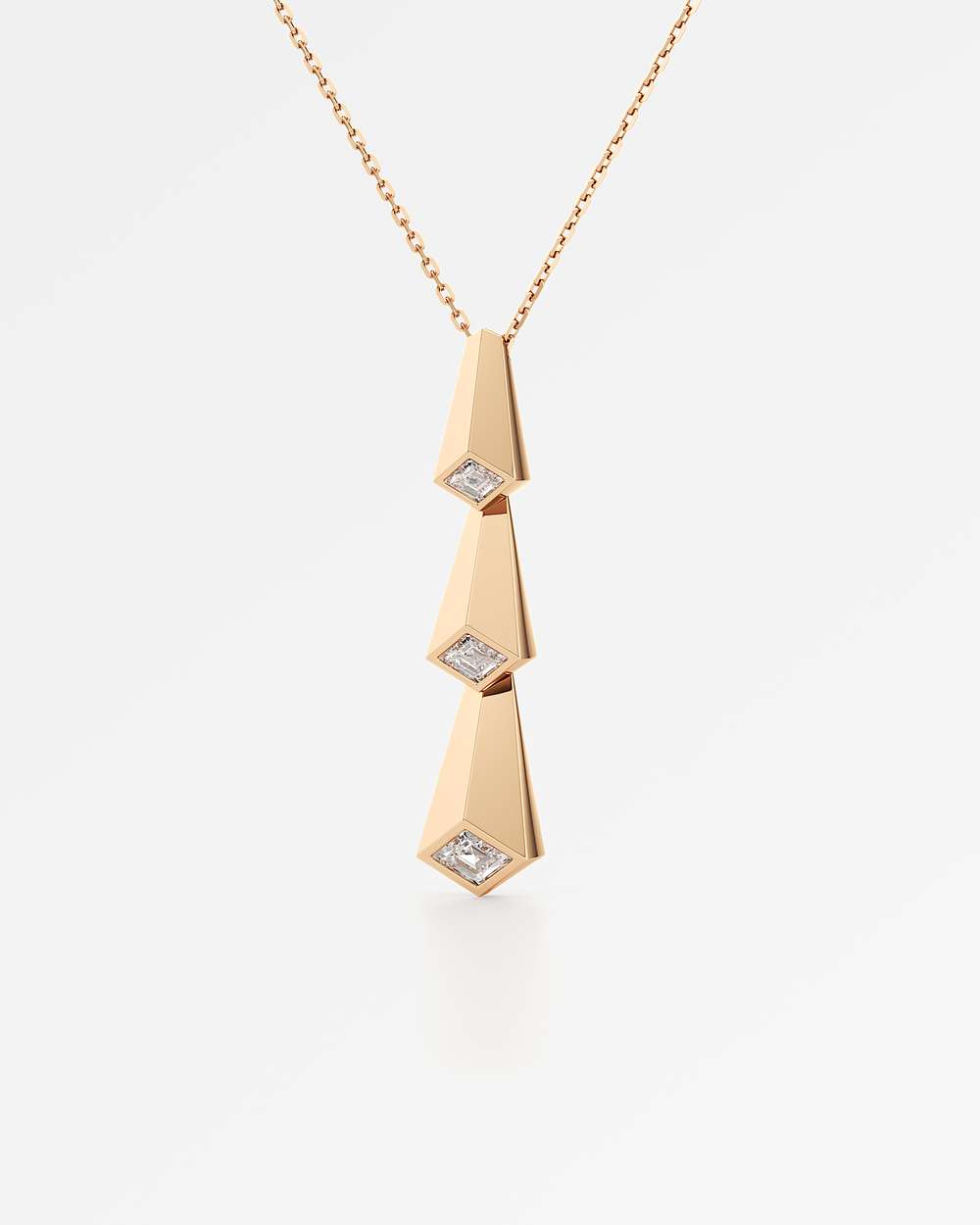 AM TO BEYOND Trelis Diamond Pendant