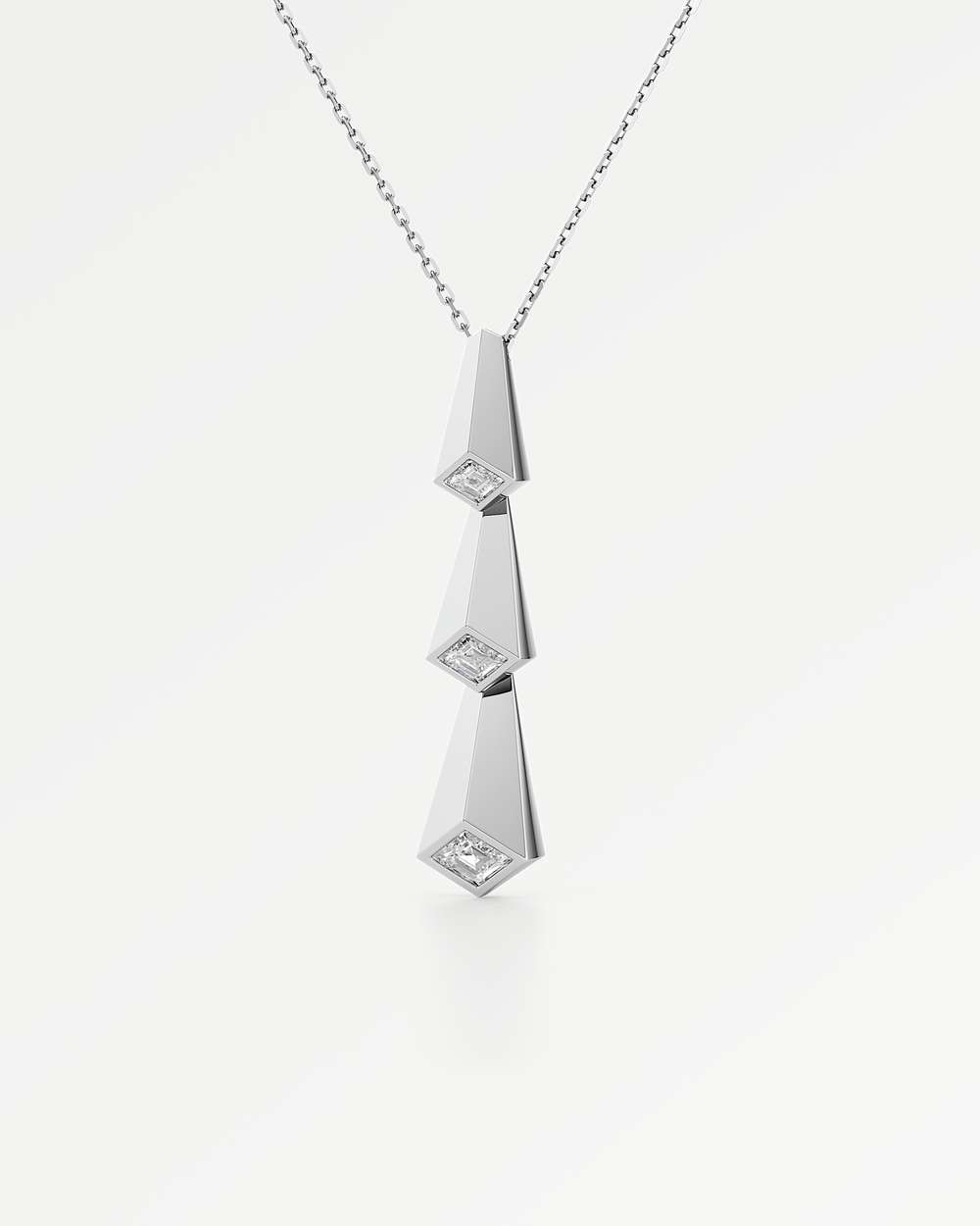AM TO BEYOND Trelis Diamond Pendant