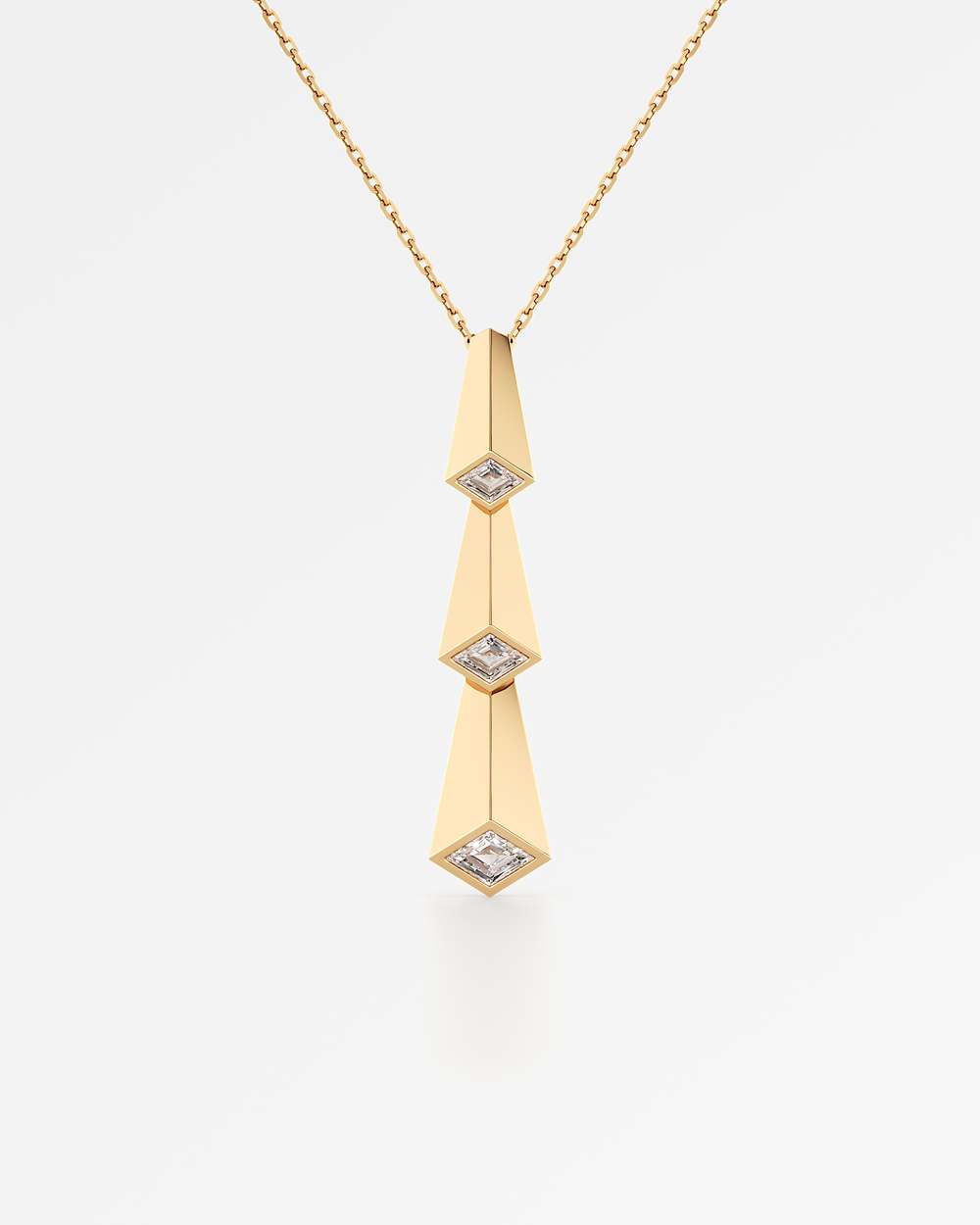 AM TO BEYOND Trelis Diamond Pendant