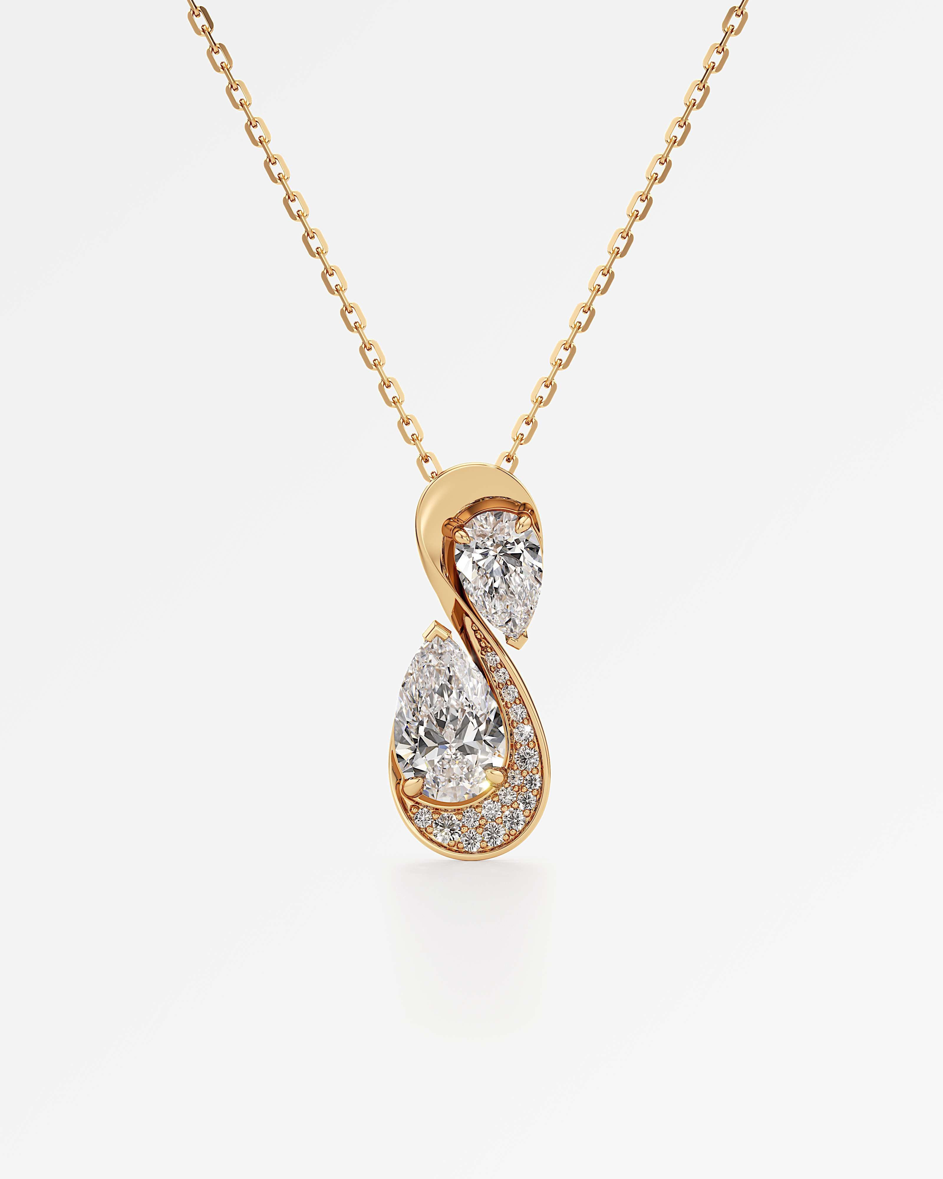 You Zephyr Diamond Pendant, in 14K Yellow Gold (1.61 ctw)