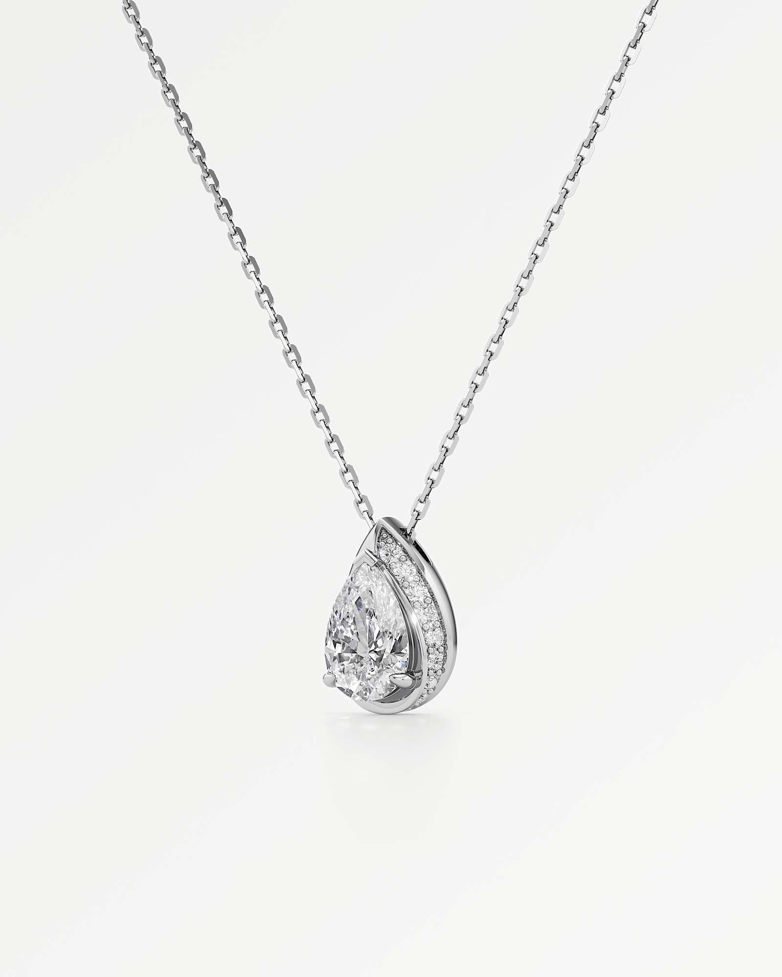 You Dewdrops Diamond Pendant, in 14K White Gold (0.99 ctw)