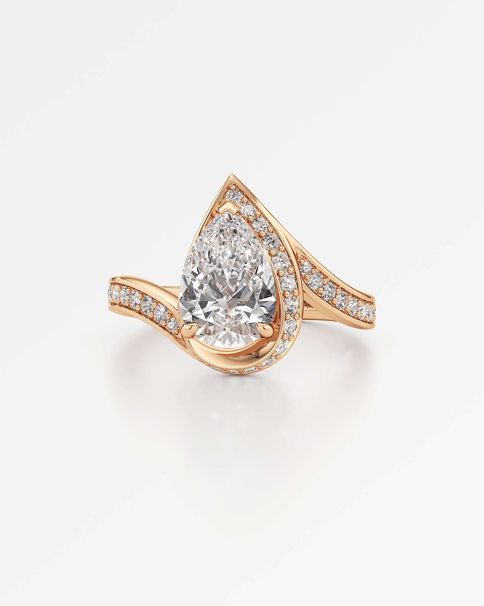 You Nautilus Diamond Engagement Ring, in 14K Rose Gold (1.96 ctw)