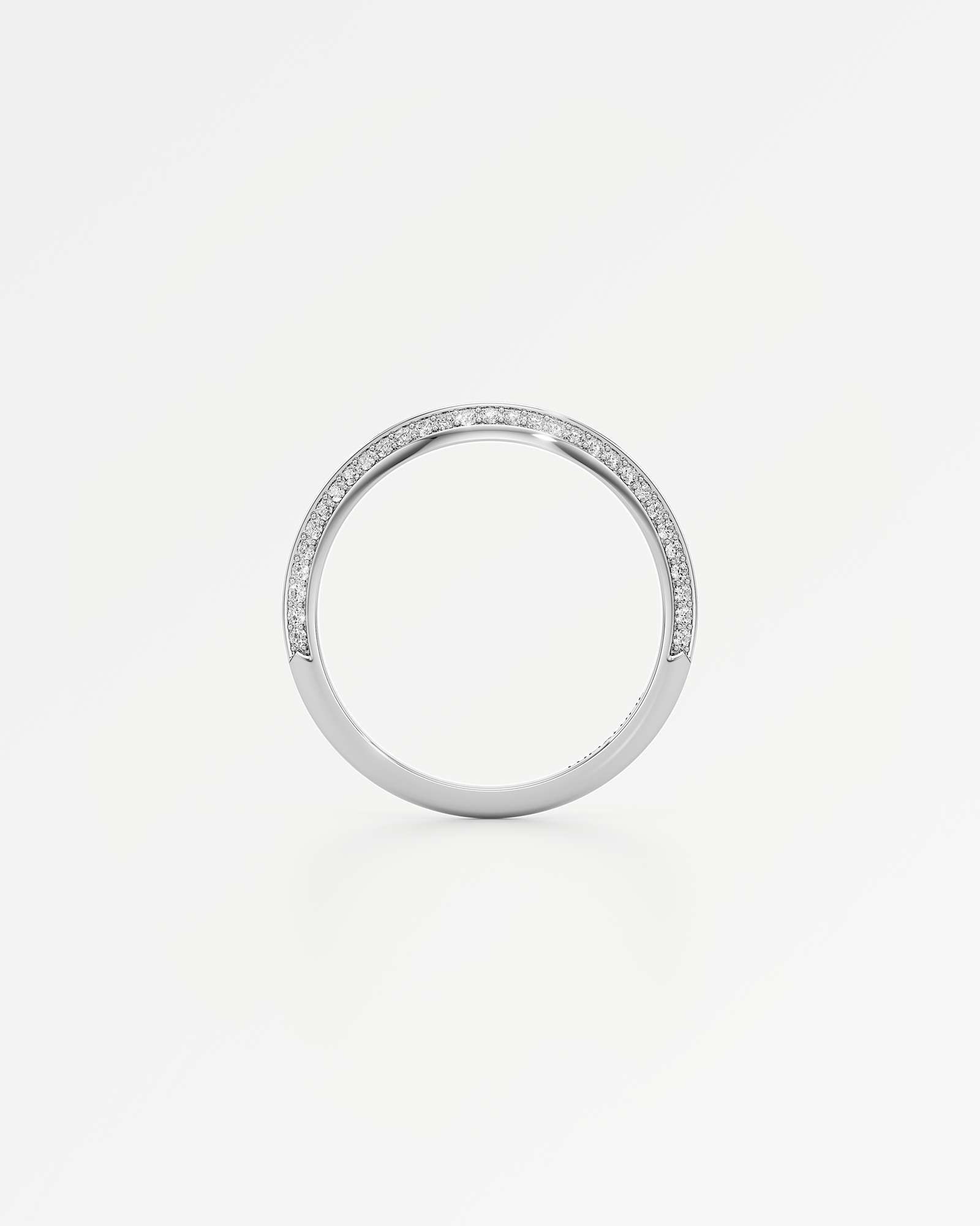 Velara Vérina Pavé Diamond Wedding Band, in 14K White Gold (0.27 ctw)
