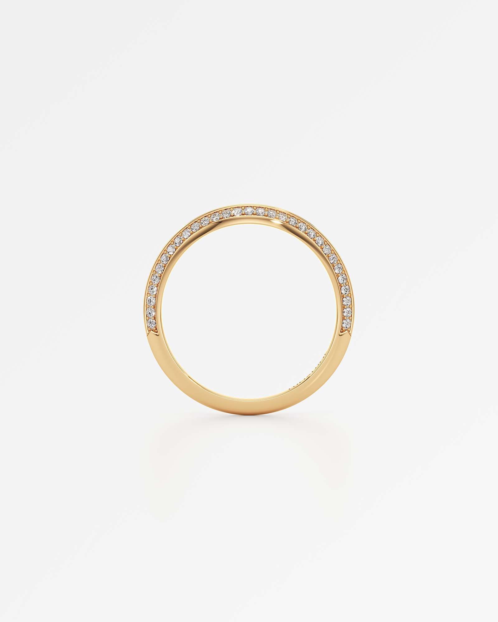 Velara Vérina Pavé Diamond Wedding Band, in 14K Yellow Gold (0.27 ctw)