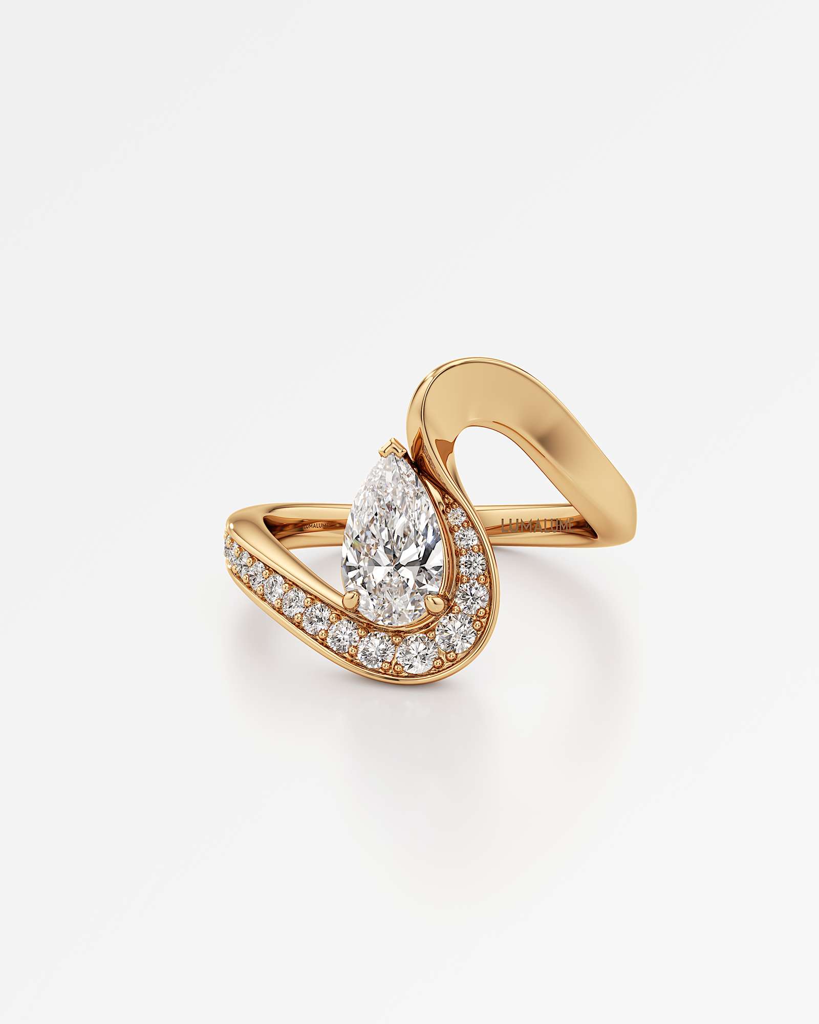 You Willow-Wisp Diamond Ring, in 14K Yellow Gold (1.16 ctw)