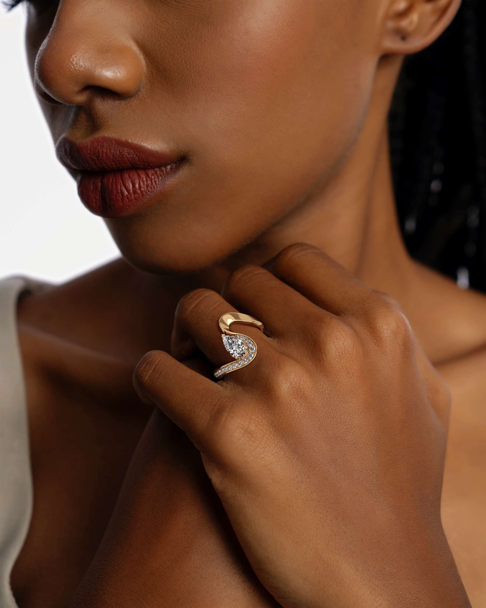 You Willow-Wisp Diamond Ring, in 14K Yellow Gold (1.16 ctw)