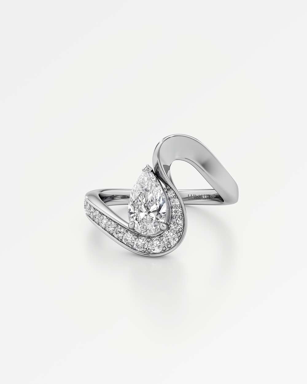 Willow-Wisp Diamond Ring