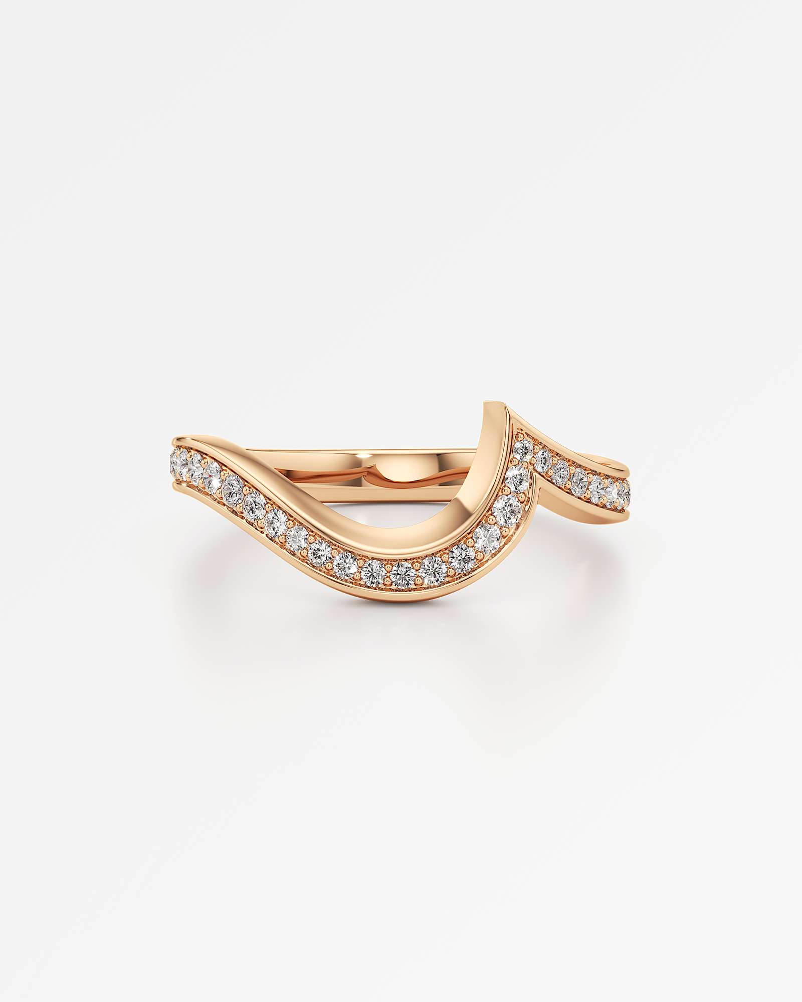 You Camino Diamond Band, in 14K Rose Gold (0.32 ctw)