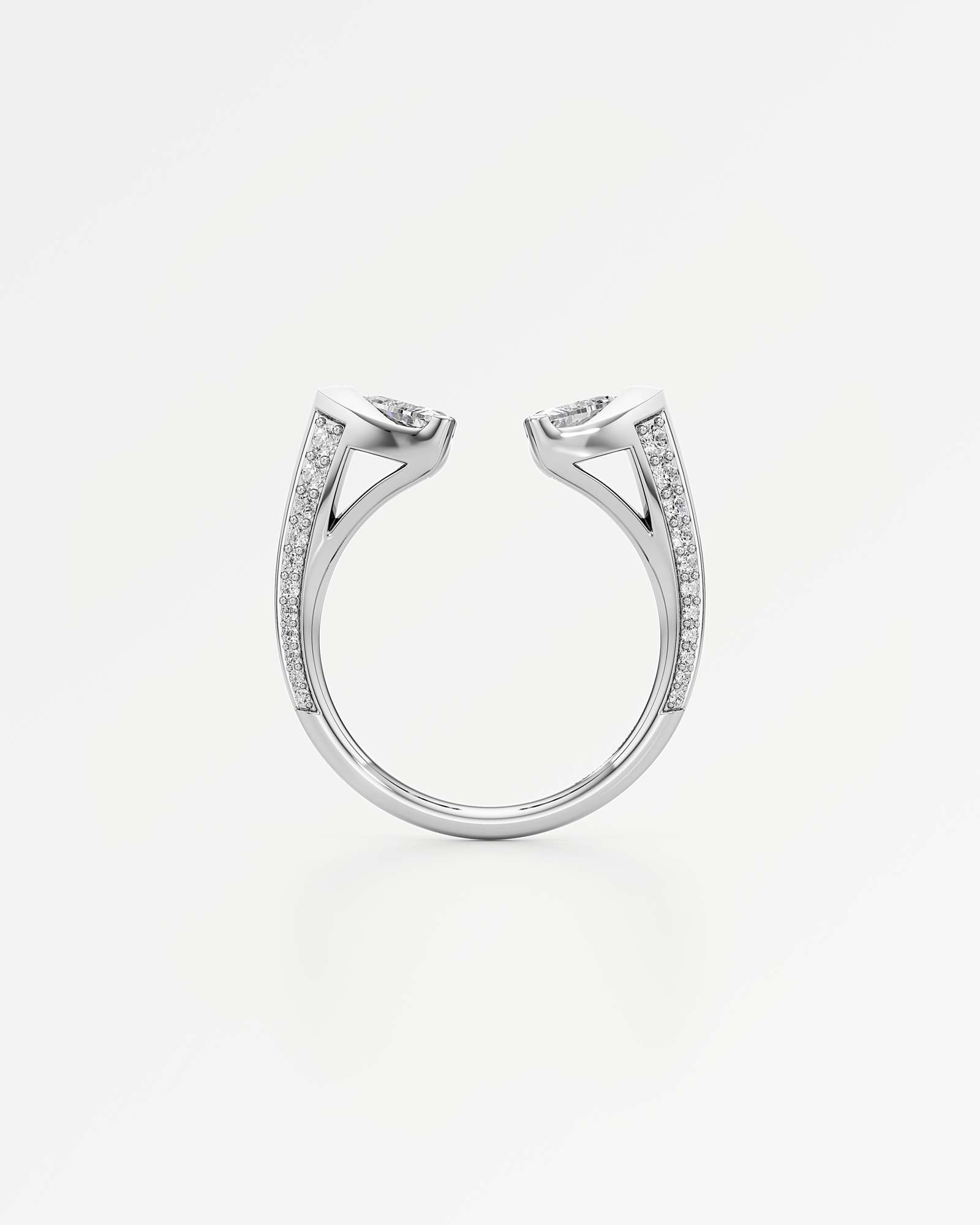 Pinnacle Skaro Diamond Ring, In 14K White Gold (1.20 ctw)