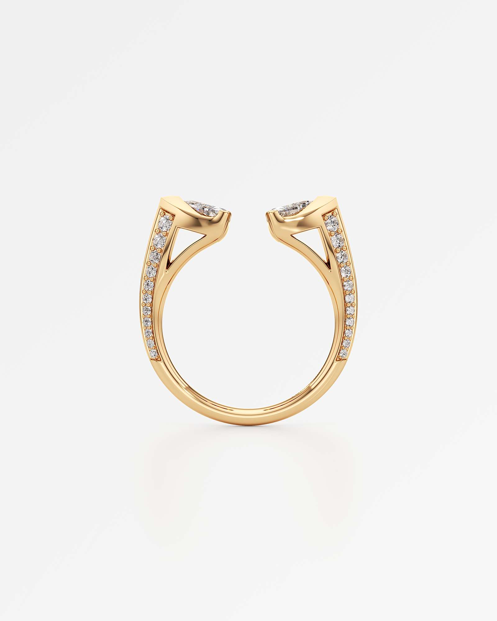 Pinnacle Skaro Diamond Ring, In 14K Yellow Gold (1.20 ctw)