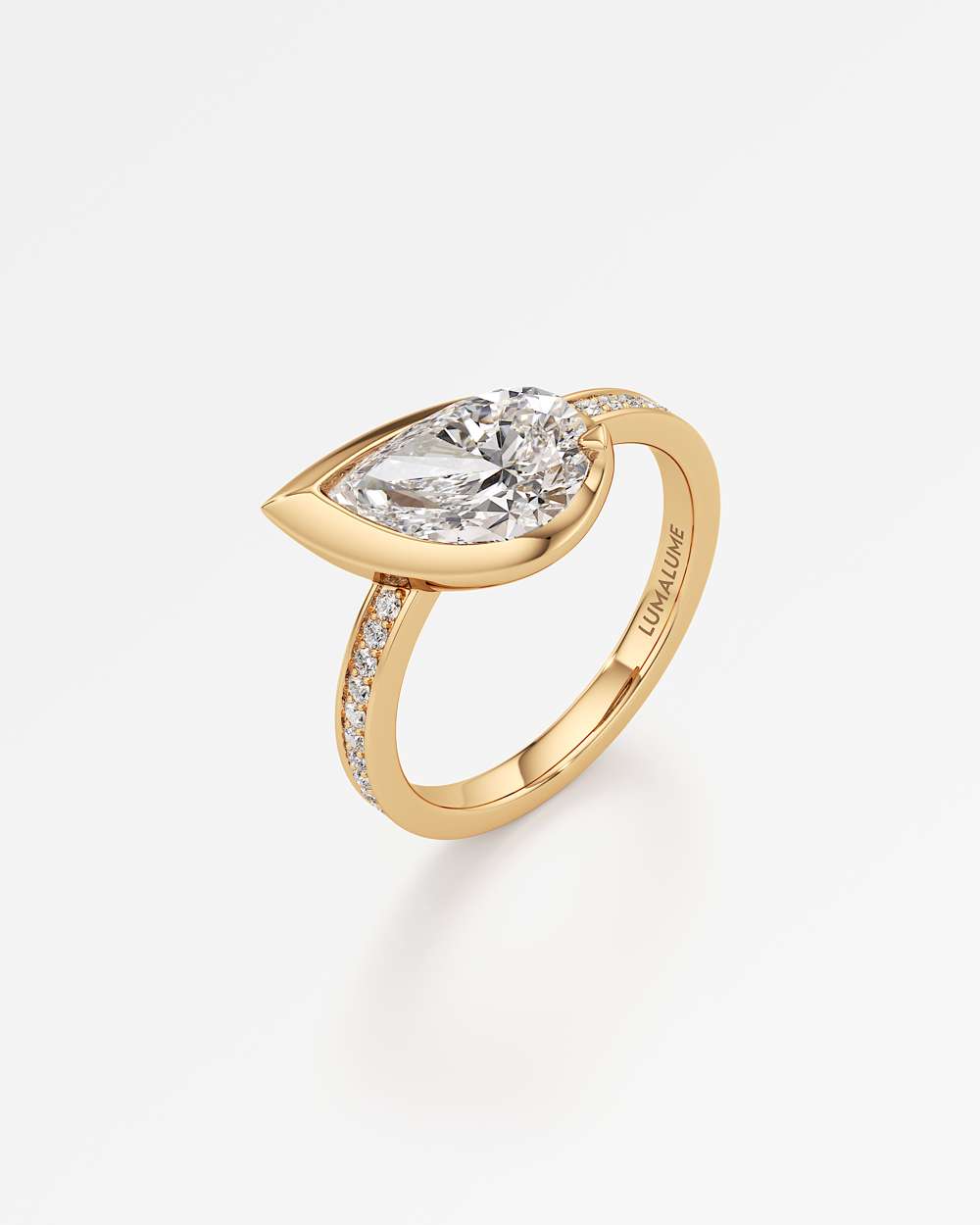 Apice Pavé Diamond Ring
