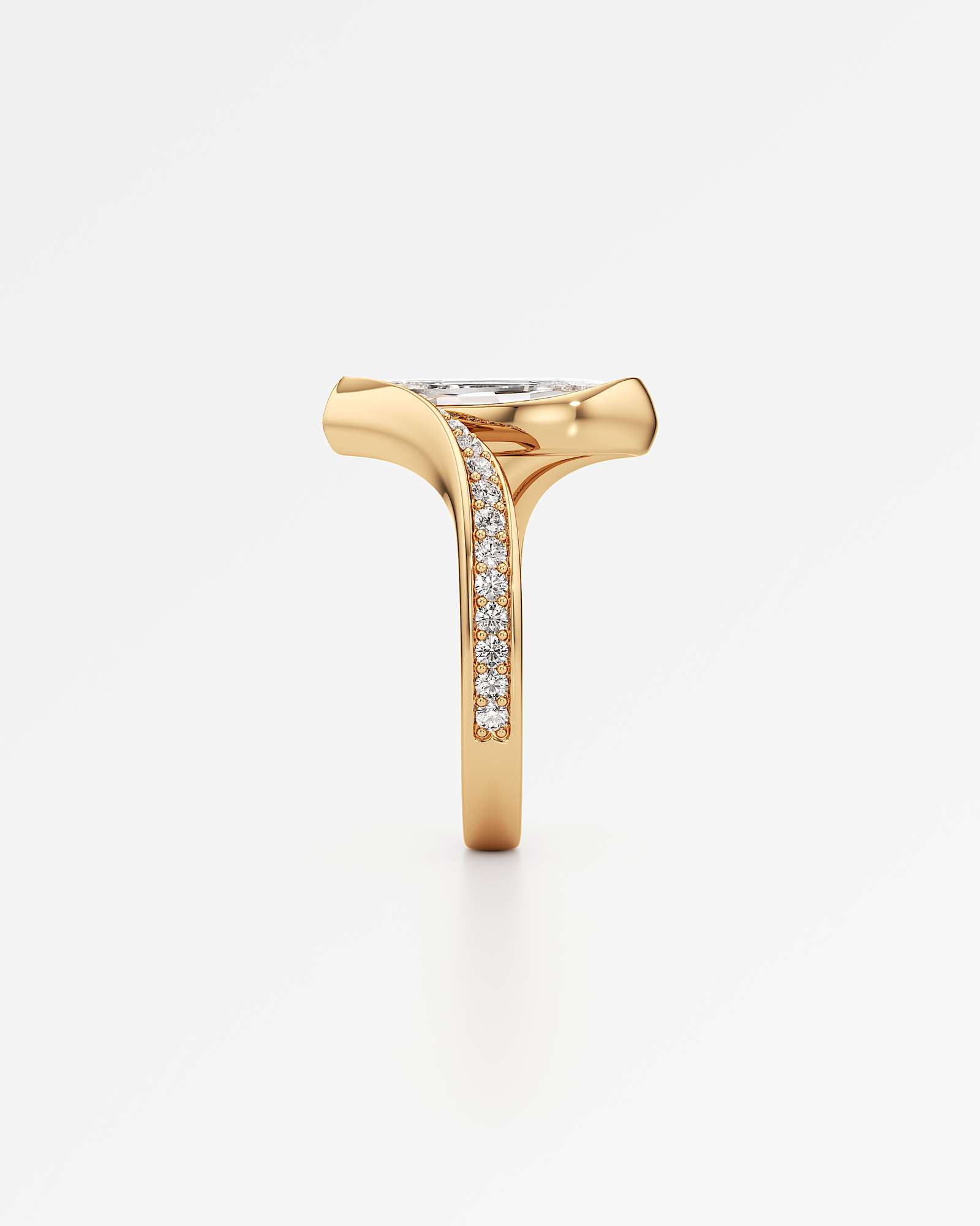 Glimmer Olaine Diamond Ring, In 14K Yellow Gold (2.31 ctw)