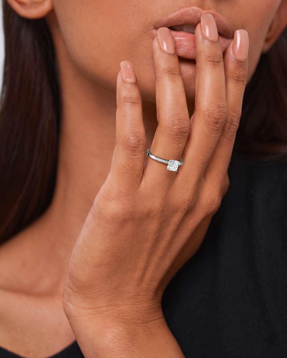 Elsa Solitaire Diamond Engagement Ring