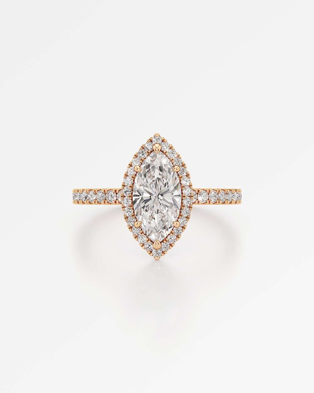 Elsa Halo Diamond Engagement Ring