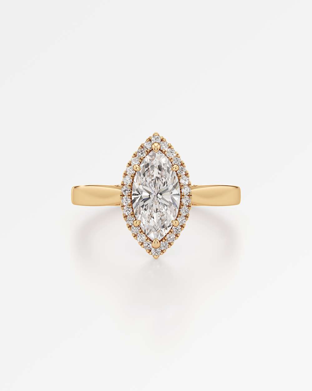 Eleanor Halo Diamond Engagement Ring