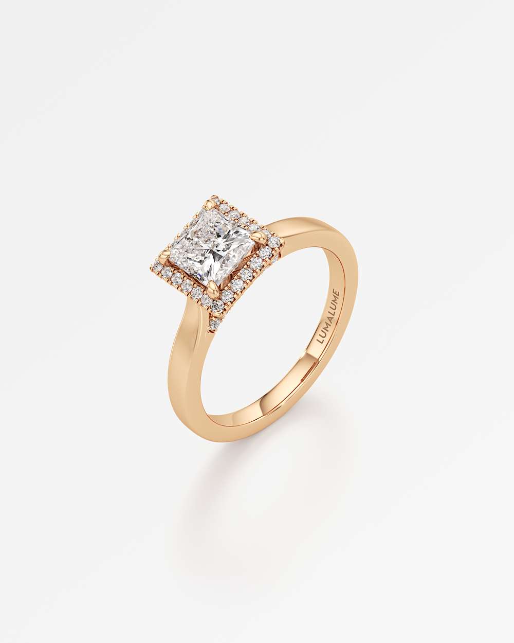 Eleanor Halo Diamond Engagement Ring