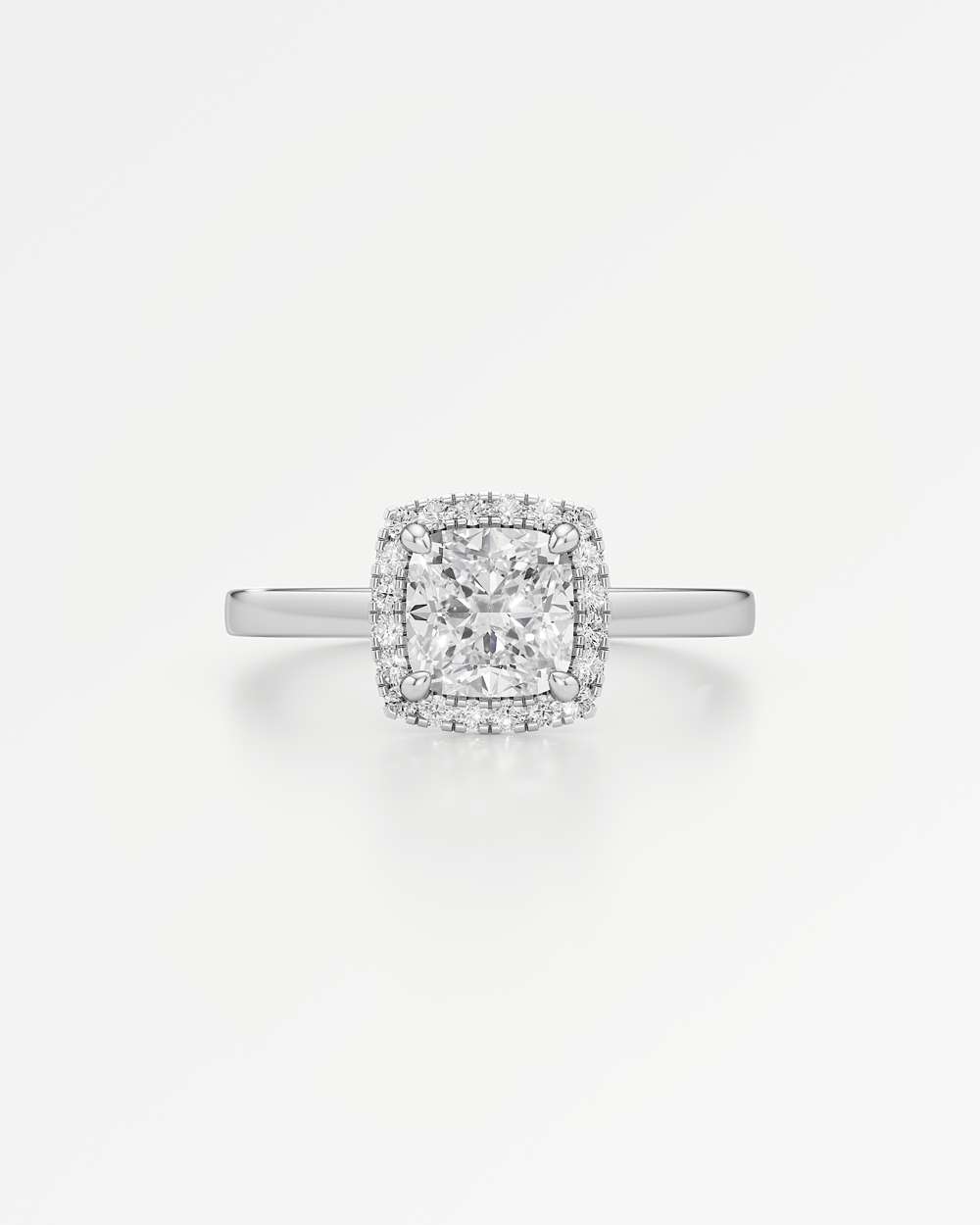 Elin Halo Diamond Engagement Ring
