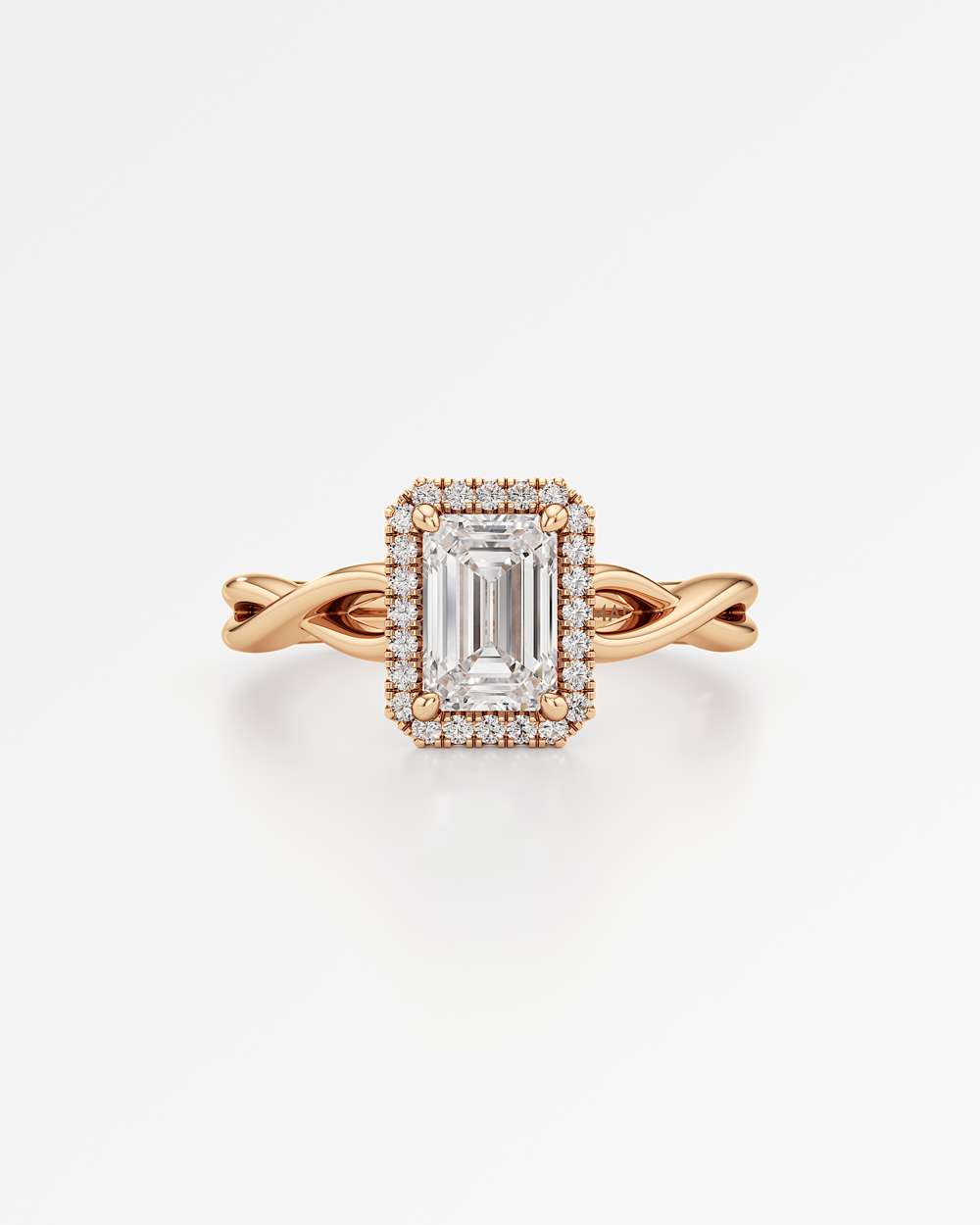 Amelia Halo Diamond Engagement Ring