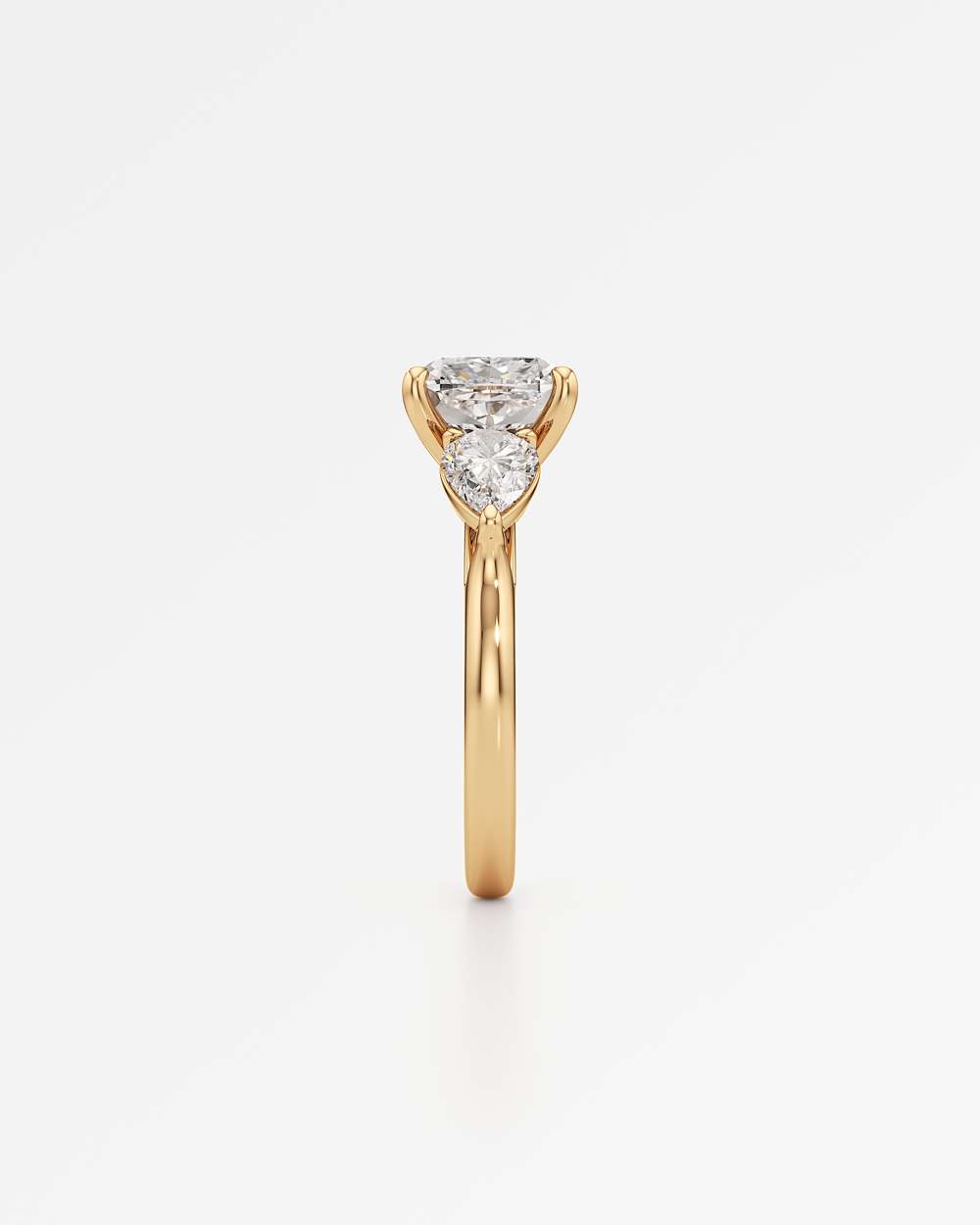 Trinette Solitaire Diamond Engagement Ring