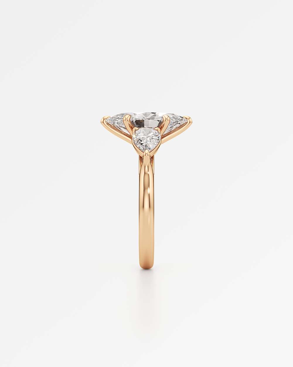 Trinette Solitaire Diamond Engagement Ring