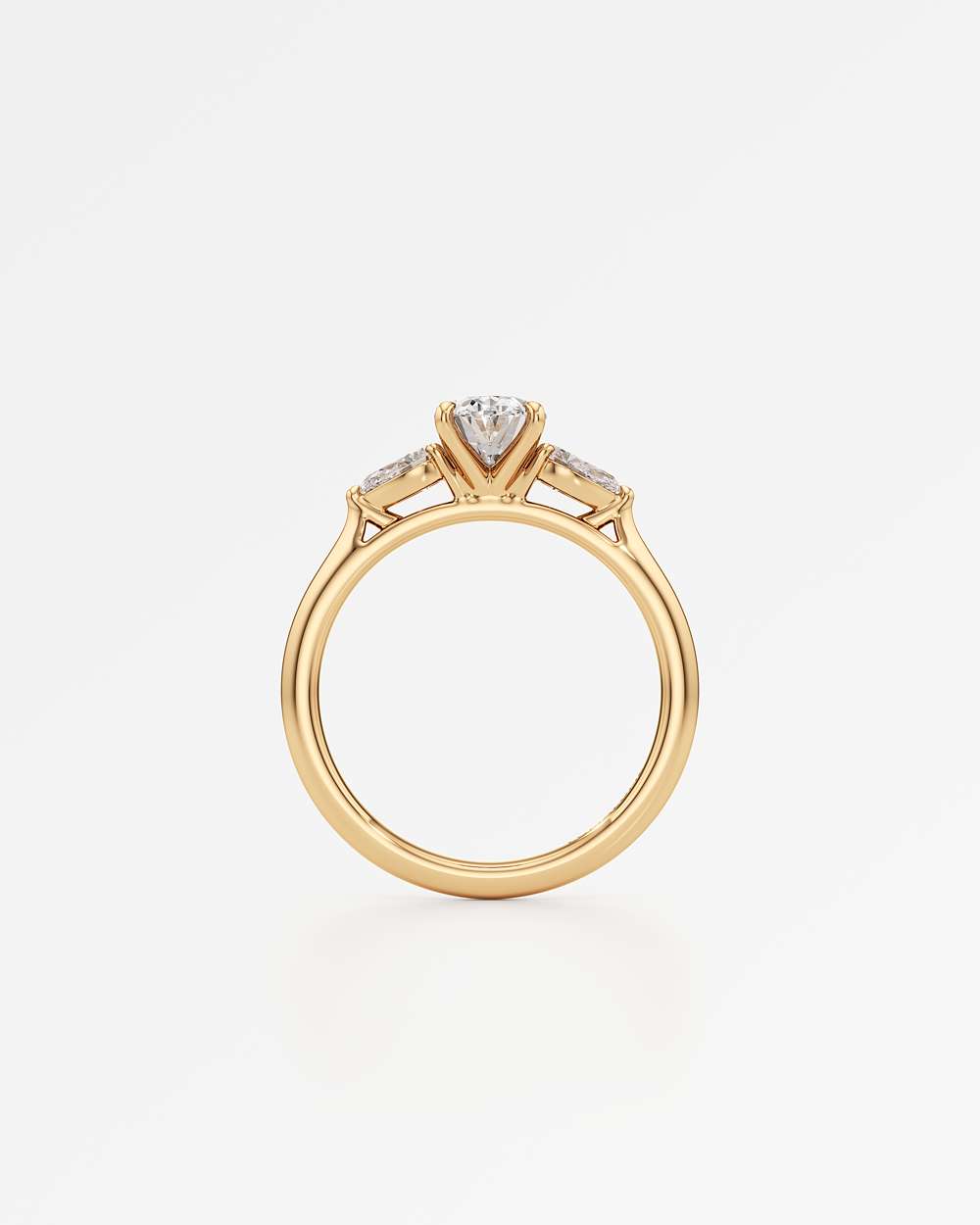 Trinette Solitaire Diamond Engagement Ring