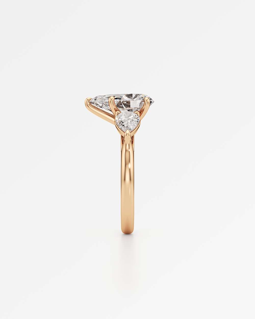 Trinette Solitaire Diamond Engagement Ring