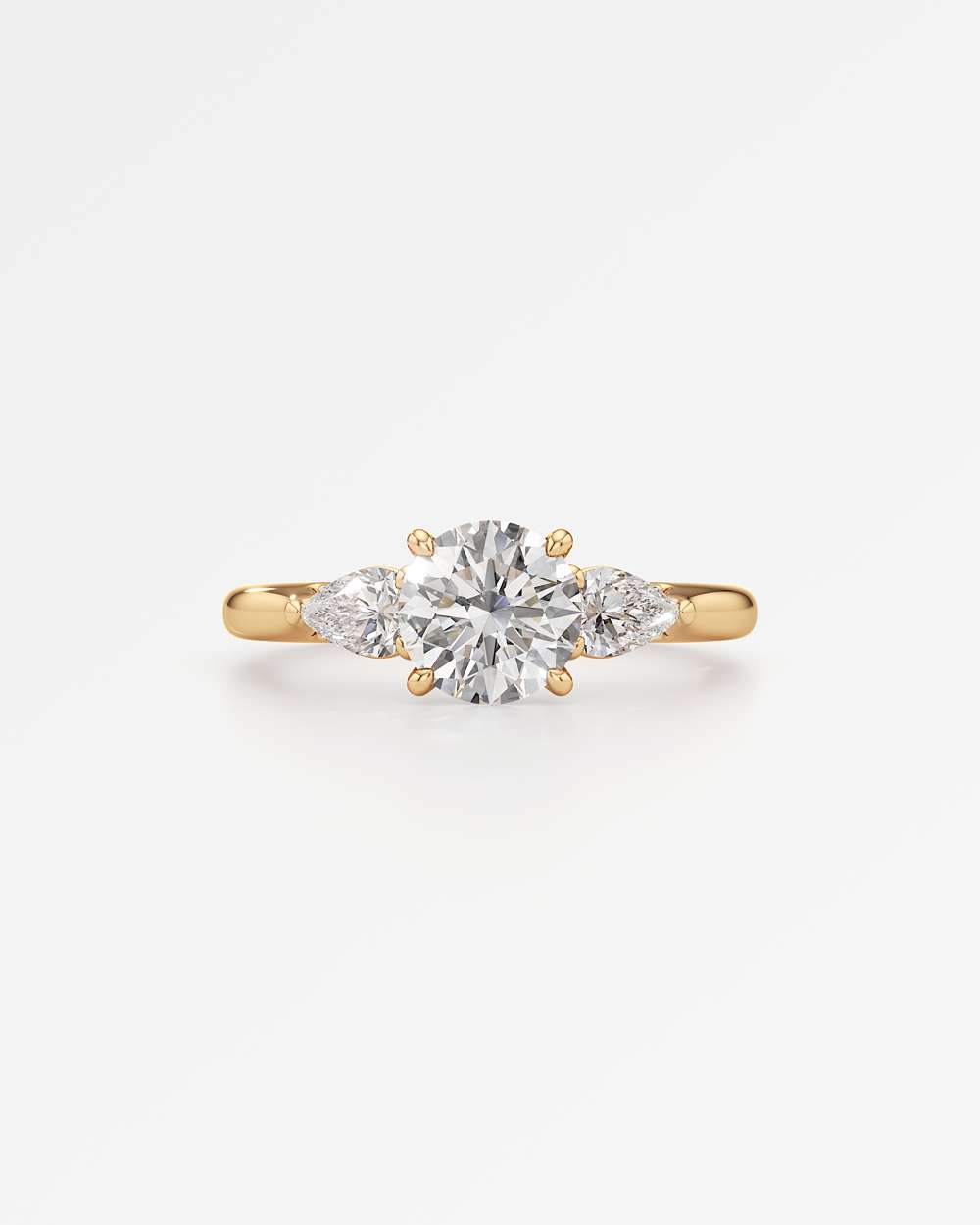Trinette Solitaire Diamond Engagement Ring