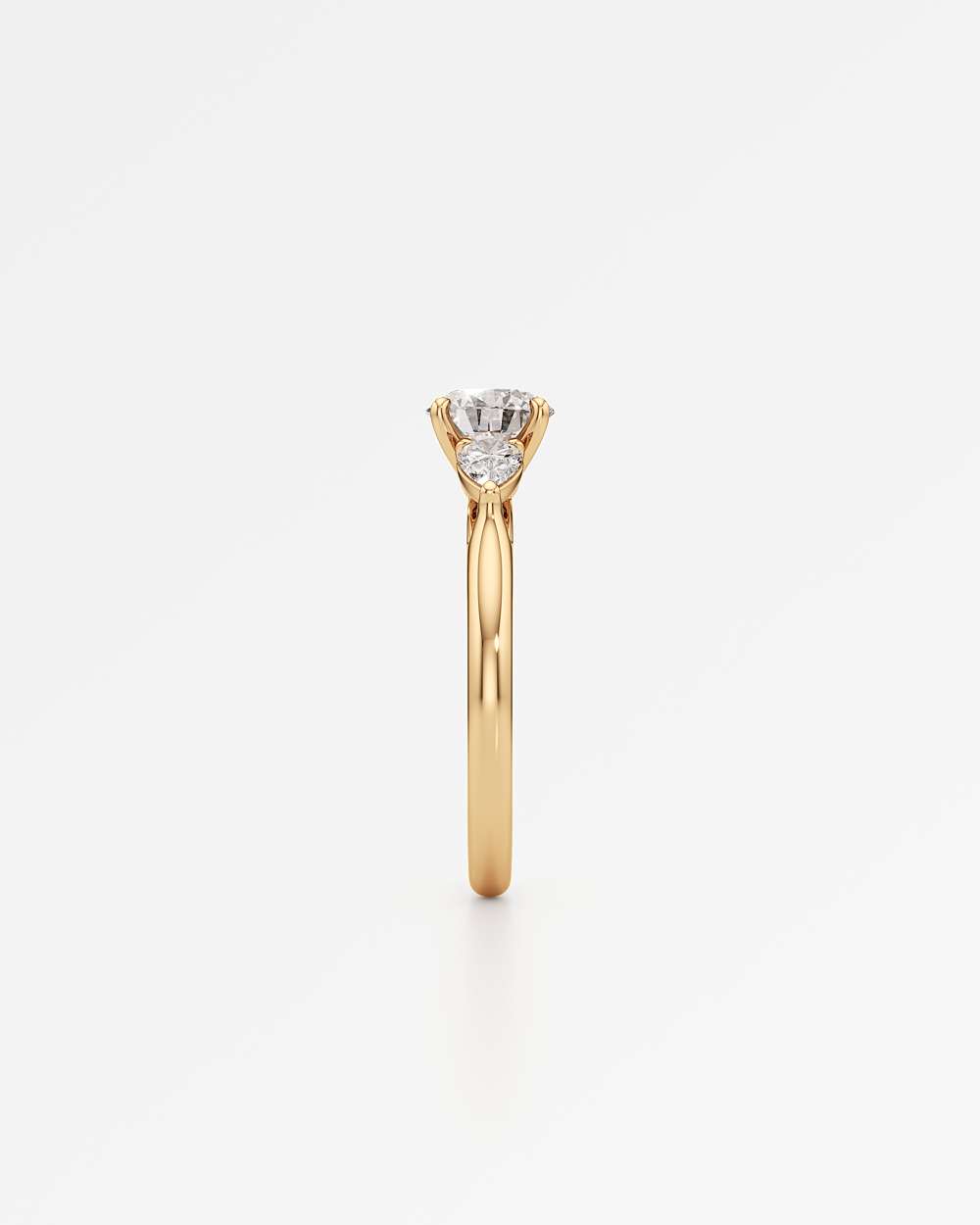 Trinette Solitaire Diamond Engagement Ring